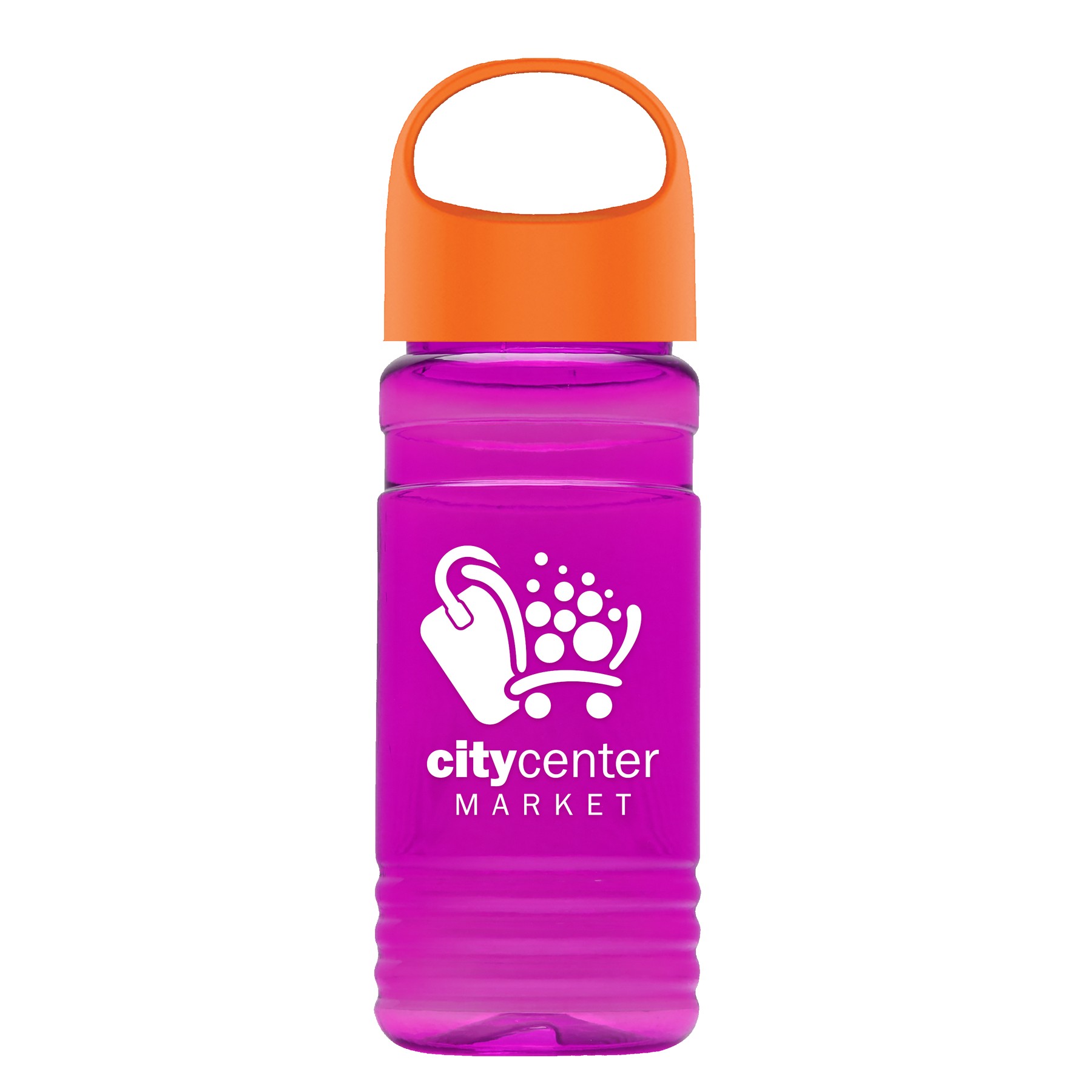 Picture of Garyline® RPET Bottle with Oval Crest Lid - 20 oz.