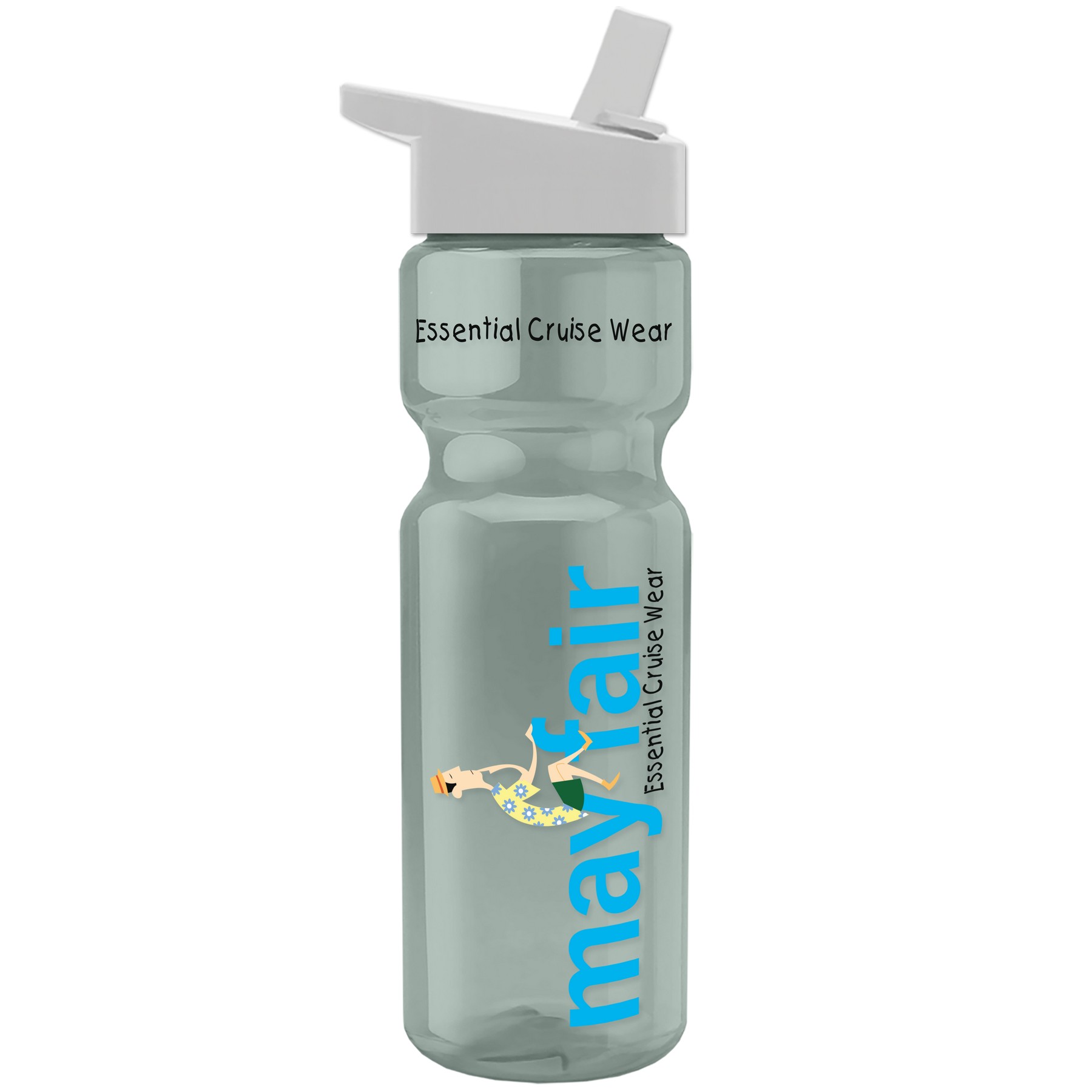 Picture of Garyline® Champ Recycled Bottle with Flip-Straw Lid - 28 oz.