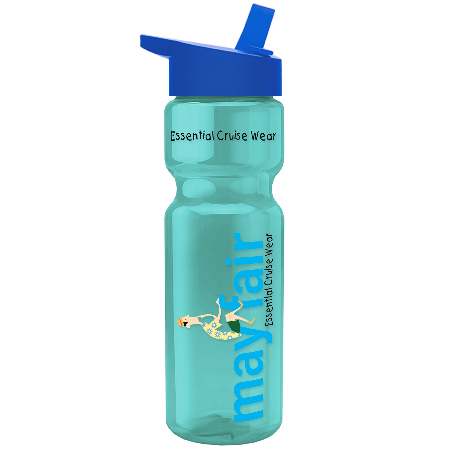 Picture of Garyline® Champ Recycled Bottle with Flip-Straw Lid - 28 oz.