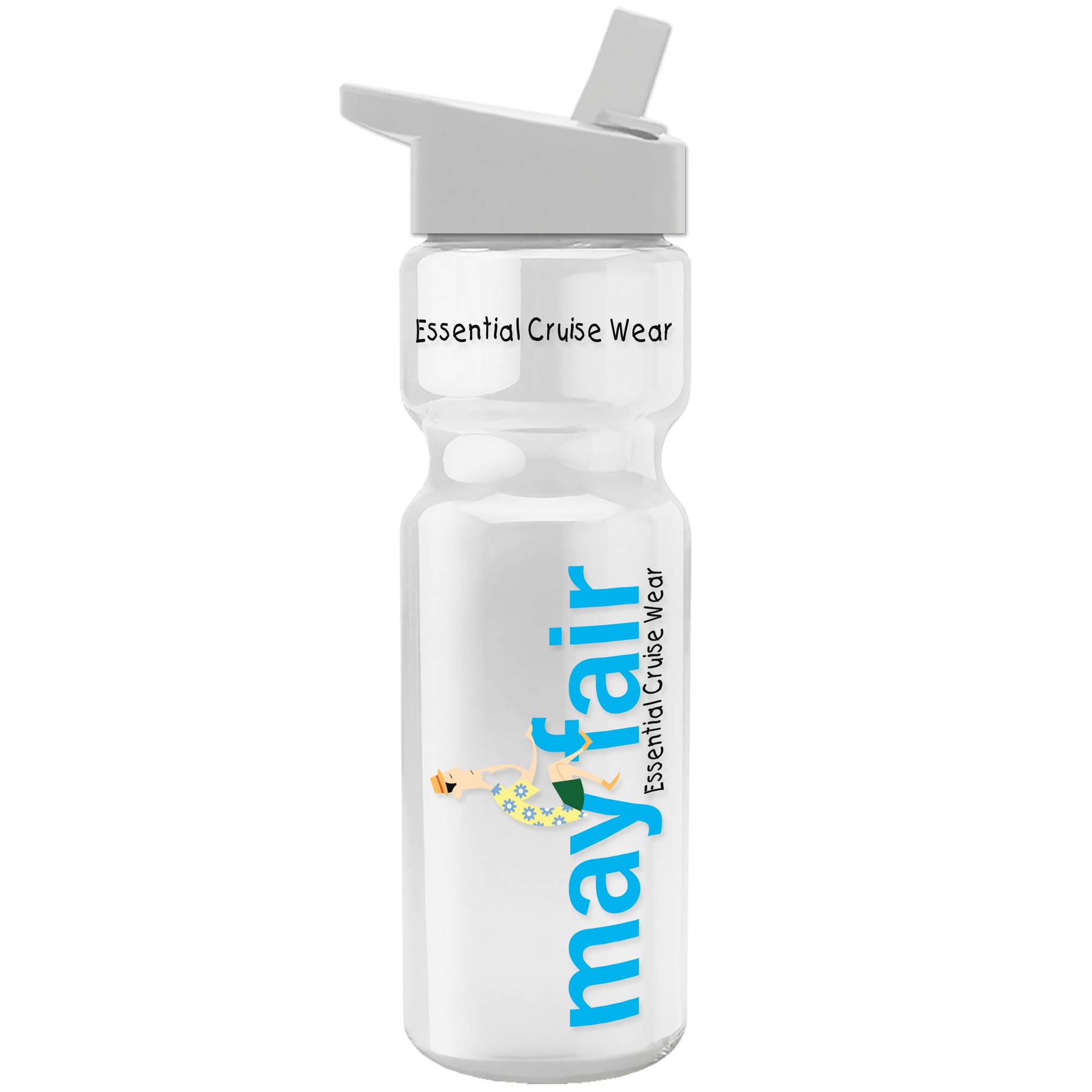Picture of Garyline® Champ Recycled Bottle with Flip-Straw Lid - 28 oz.
