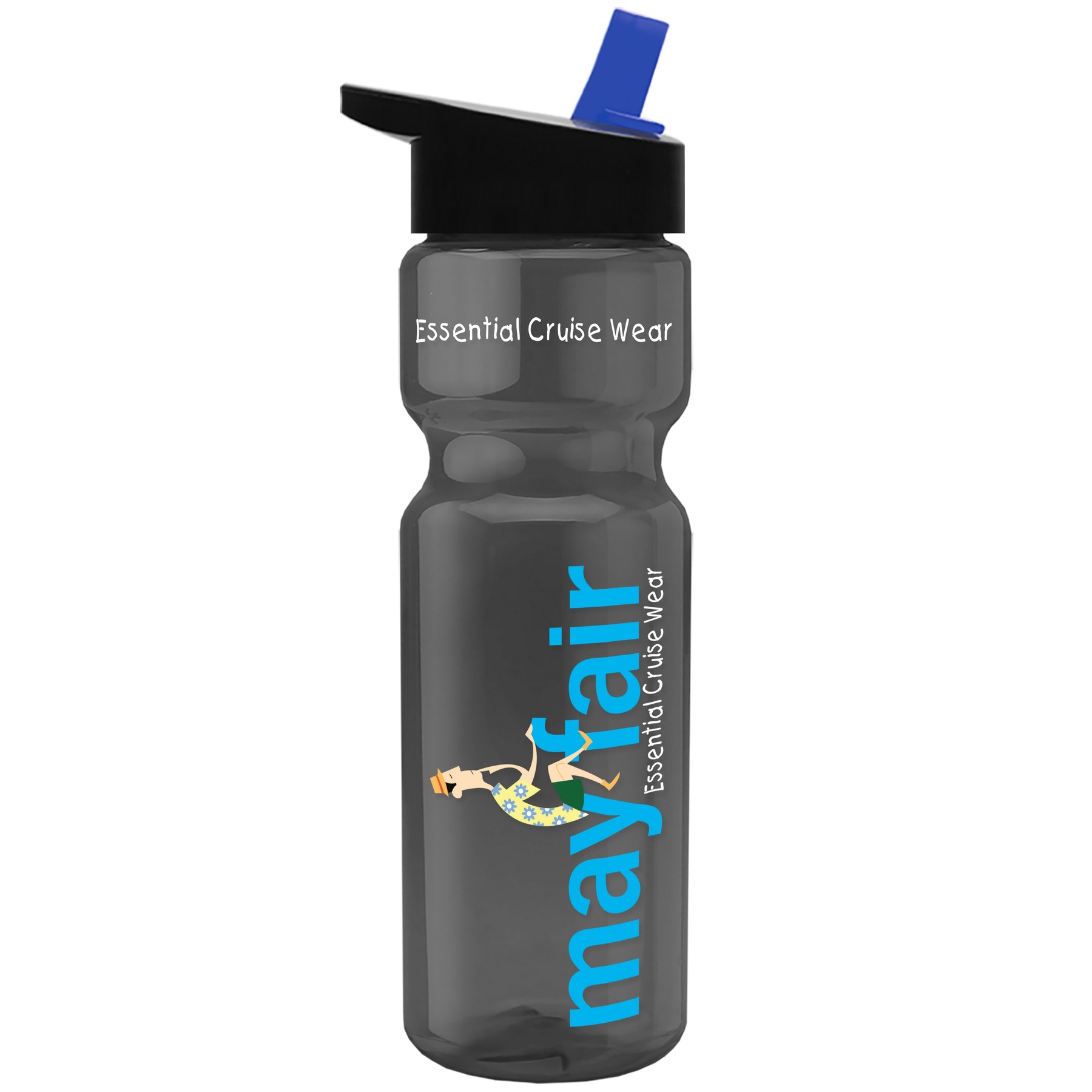 Picture of Garyline® Champ Recycled Bottle with Flip-Straw Lid - 28 oz.