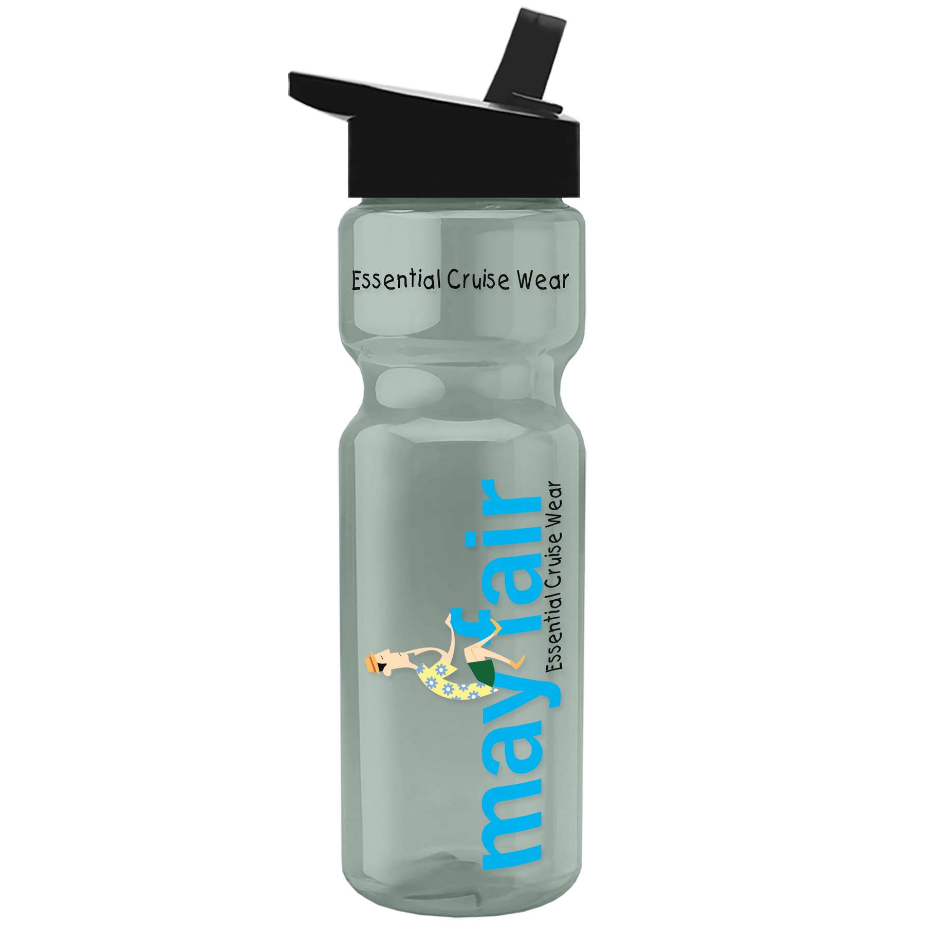 Picture of Garyline® Champ Recycled Bottle with Flip-Straw Lid - 28 oz.
