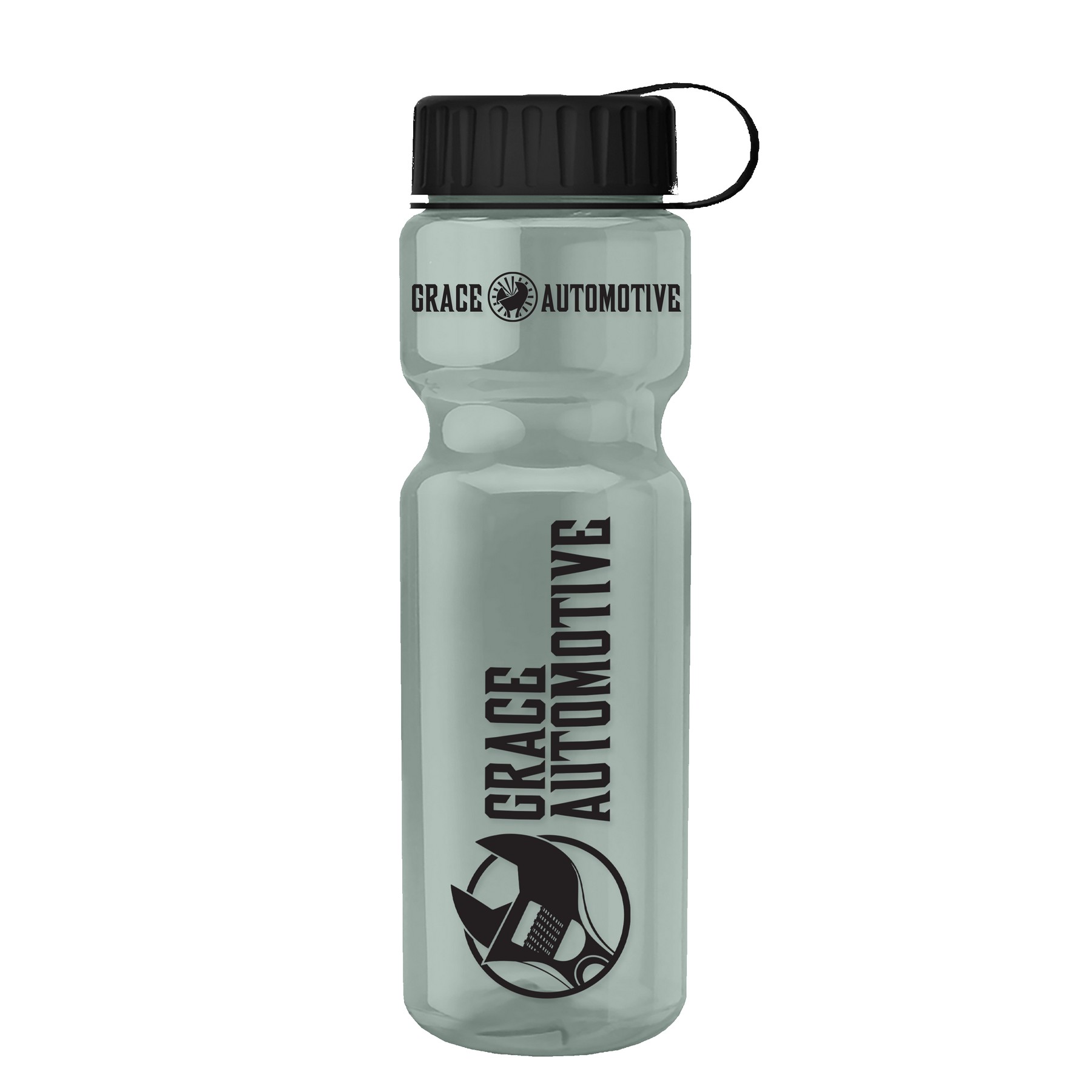 Picture of Garyline® Champ Recycled Bottle with Tethered Lid - 28 oz.