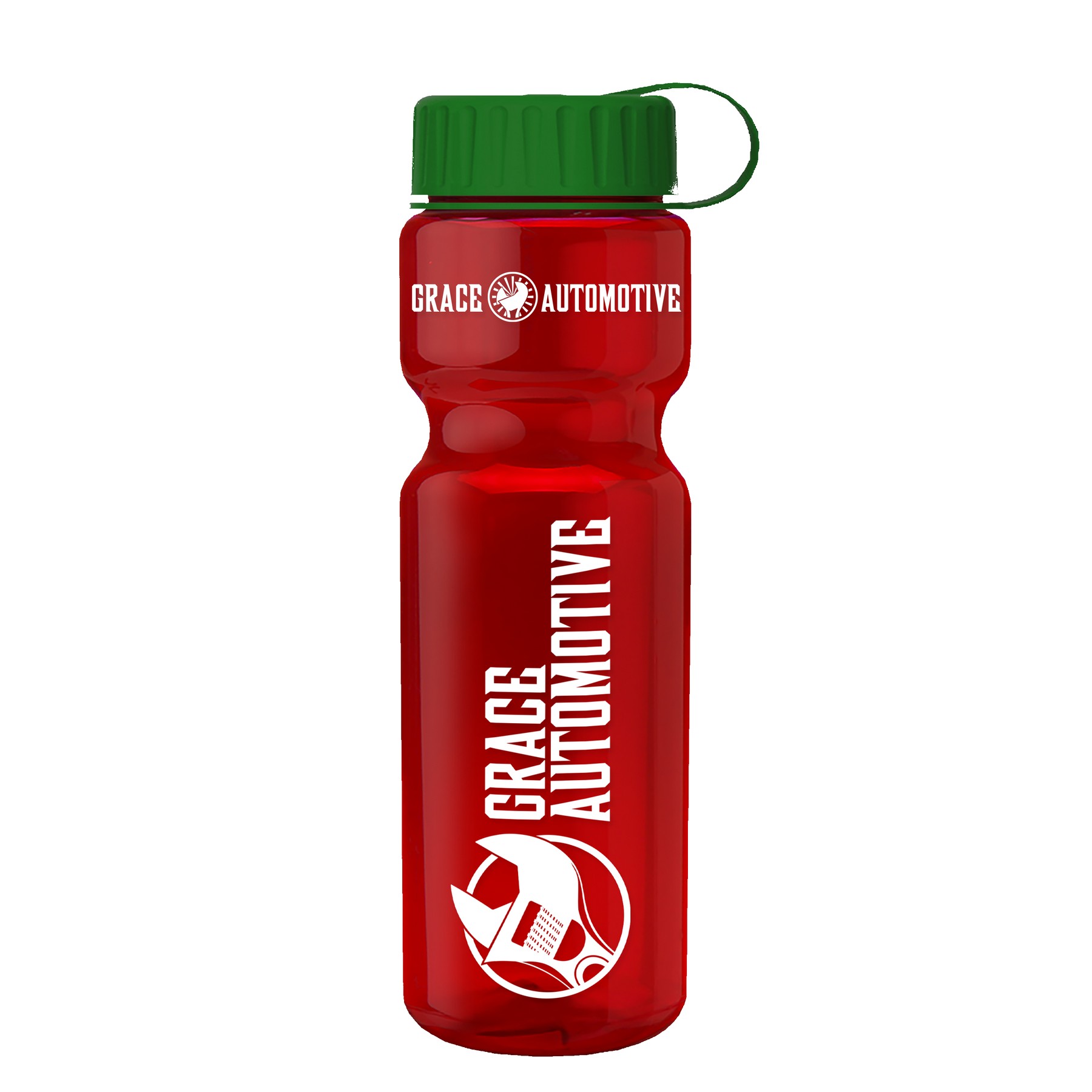 Picture of Garyline® Champ Recycled Bottle with Tethered Lid - 28 oz.