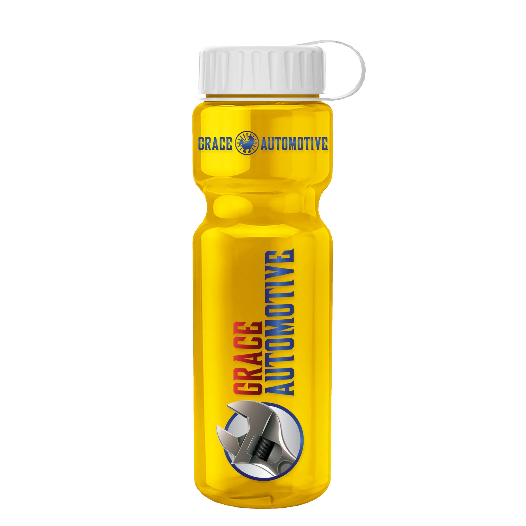 Picture of Garyline® Champ Recycled Bottle with Tethered Lid - 28 oz.
