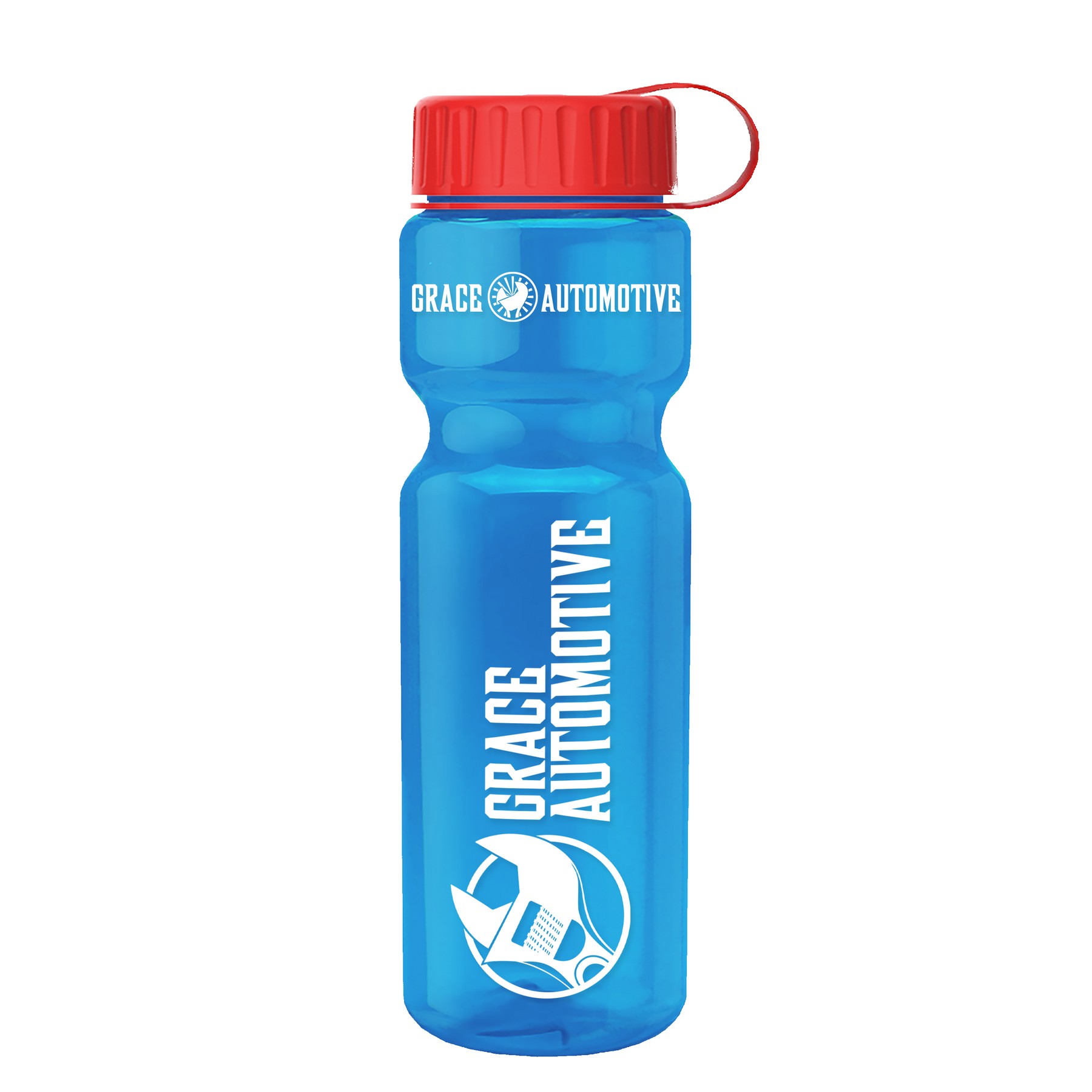 Picture of Garyline® Champ Recycled Bottle with Tethered Lid - 28 oz.