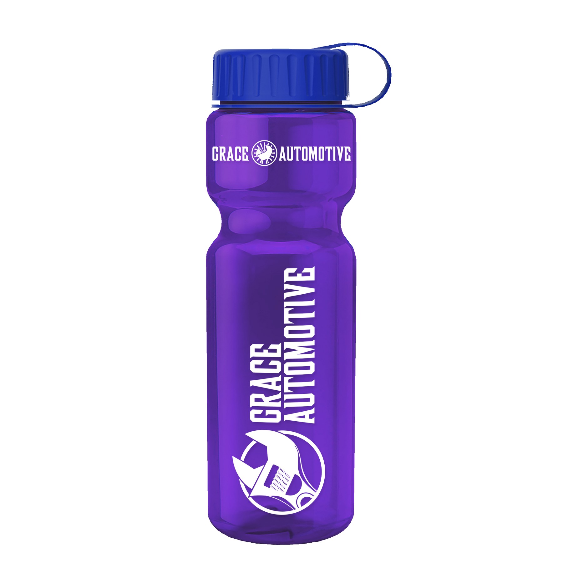 Picture of Garyline® Champ Recycled Bottle with Tethered Lid - 28 oz.