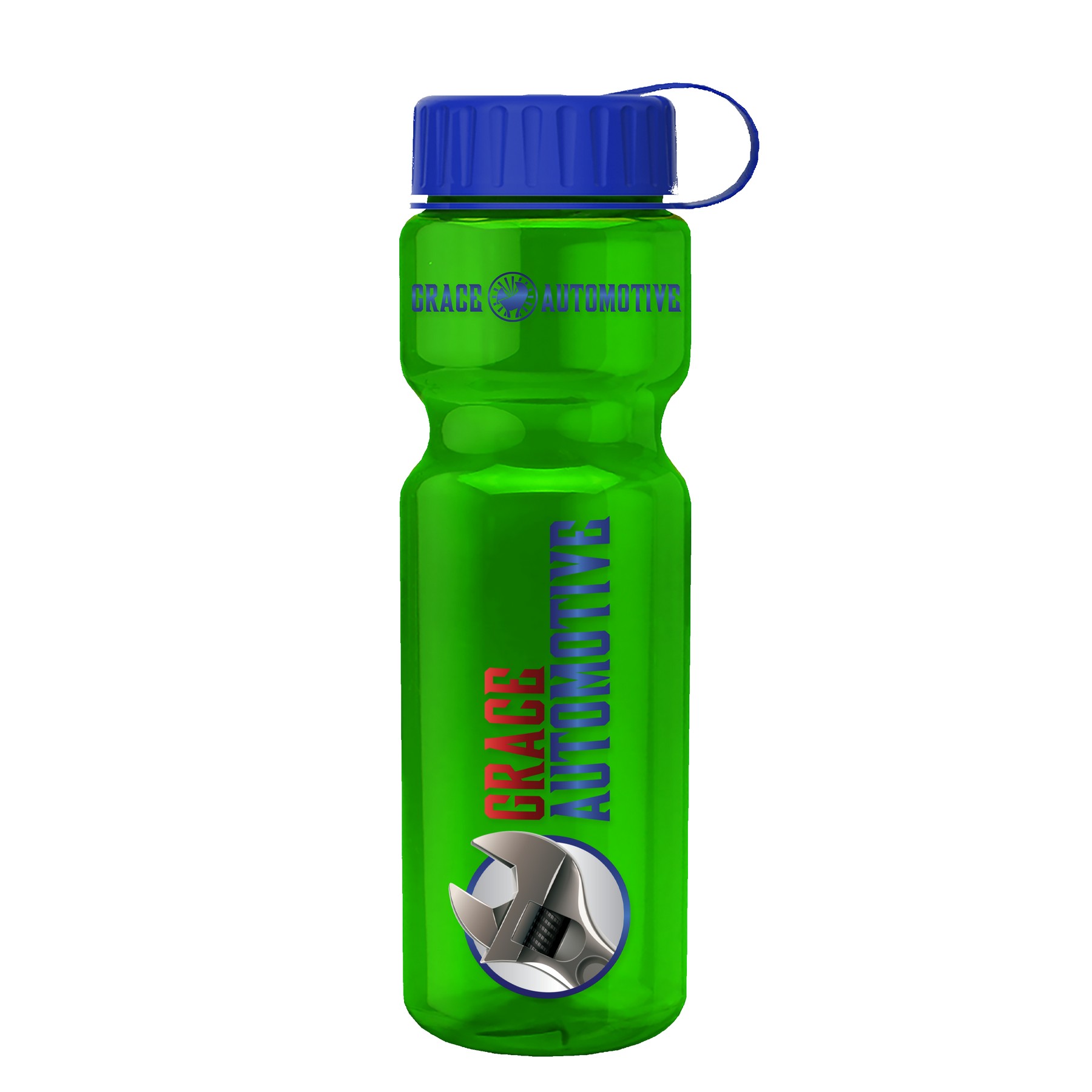 Picture of Garyline® Champ Recycled Bottle with Tethered Lid - 28 oz.