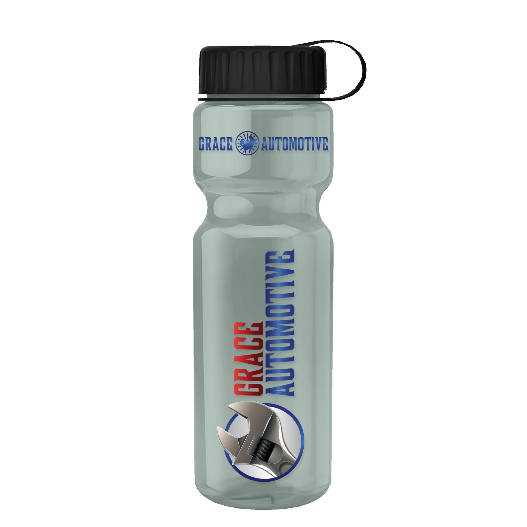 Picture of Garyline® Champ Recycled Bottle with Tethered Lid - 28 oz.