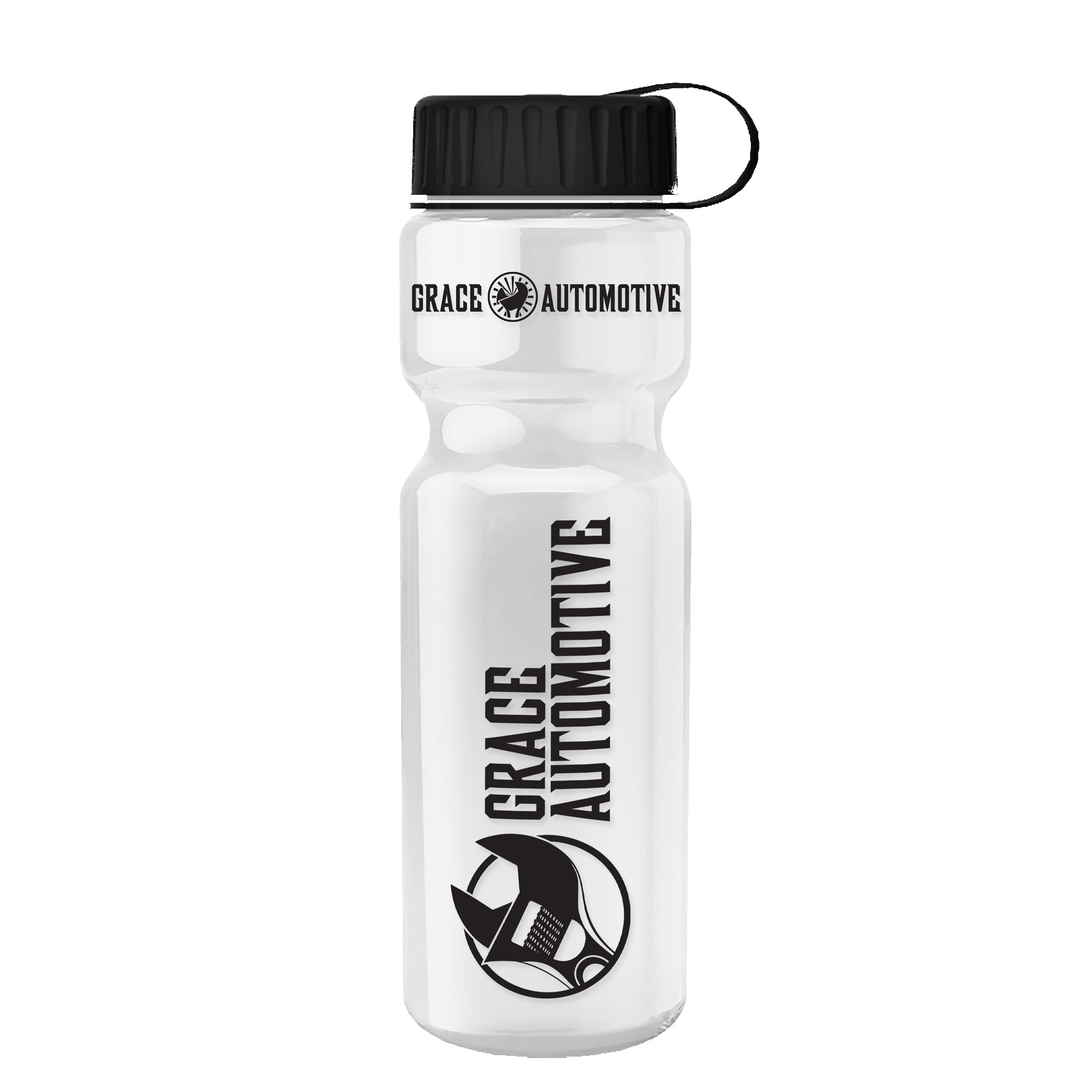Picture of Garyline® Champ Recycled Bottle with Tethered Lid - 28 oz.