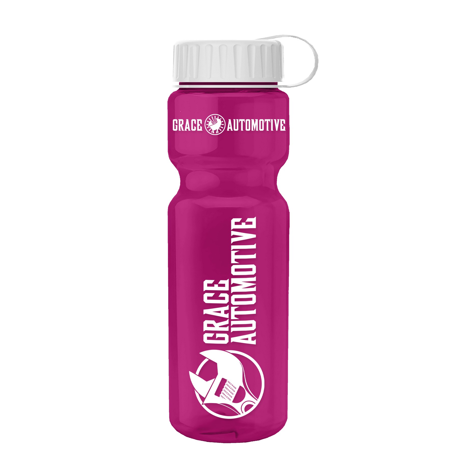 Picture of Garyline® Champ Recycled Bottle with Tethered Lid - 28 oz.