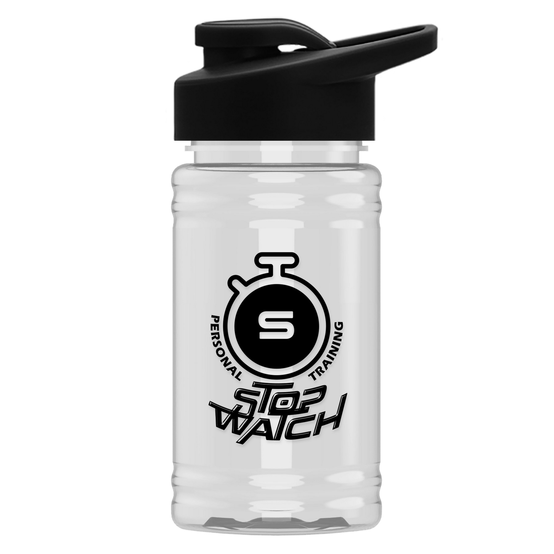 Picture of Garyline® Mini Bottle with Drink-Thru Lid - 16 oz.