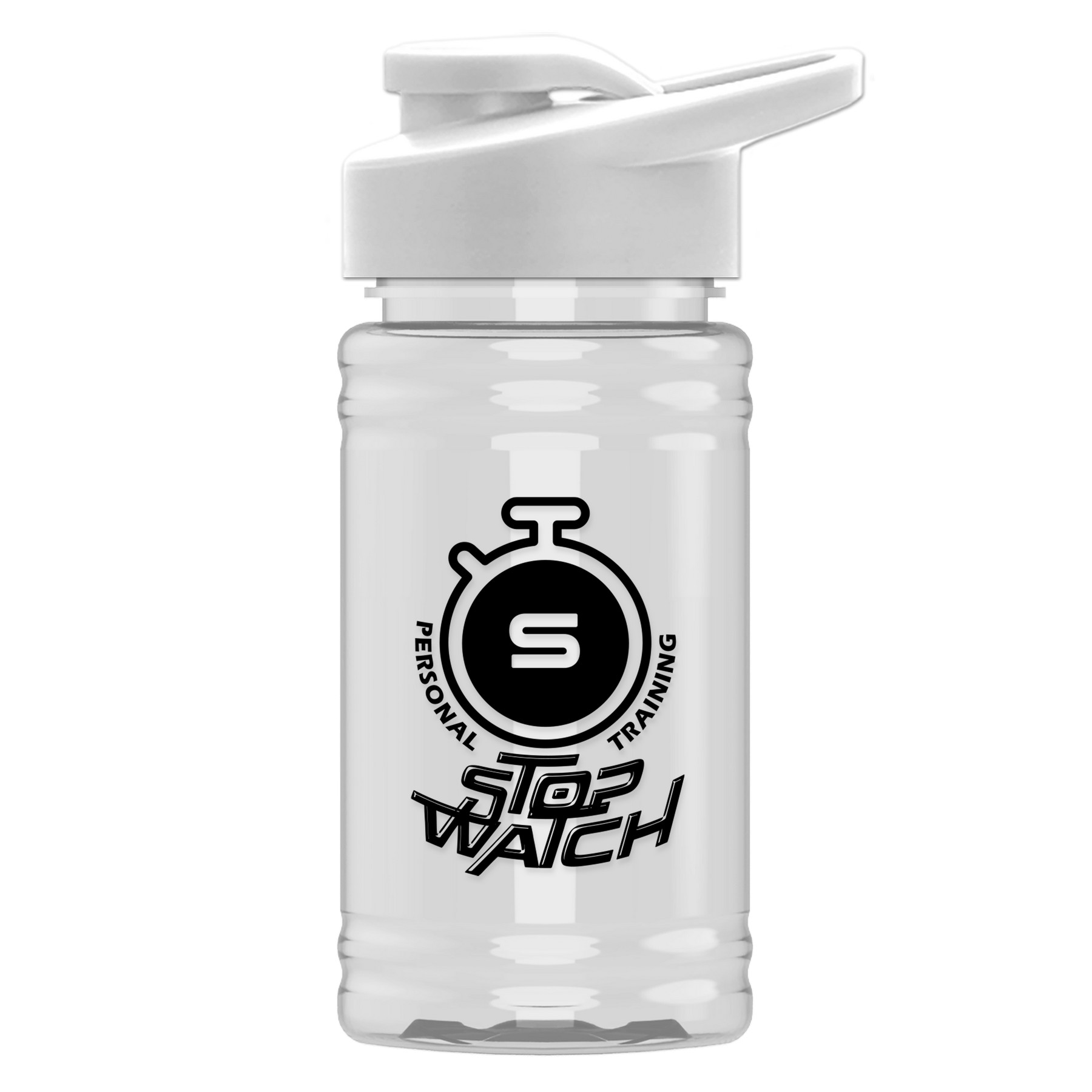 Picture of Garyline® Mini Bottle with Drink-Thru Lid - 16 oz.