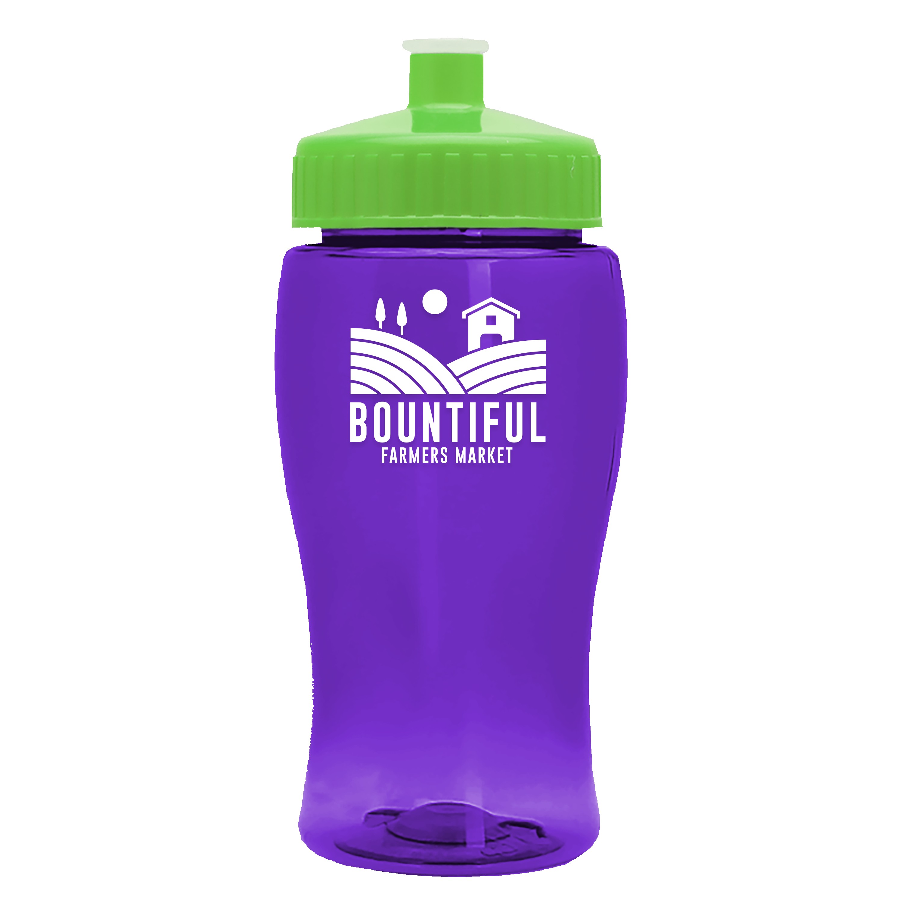 Picture of Garyline® Poly+ Jr. Bottle with Push-Pull Lid - 18 oz.