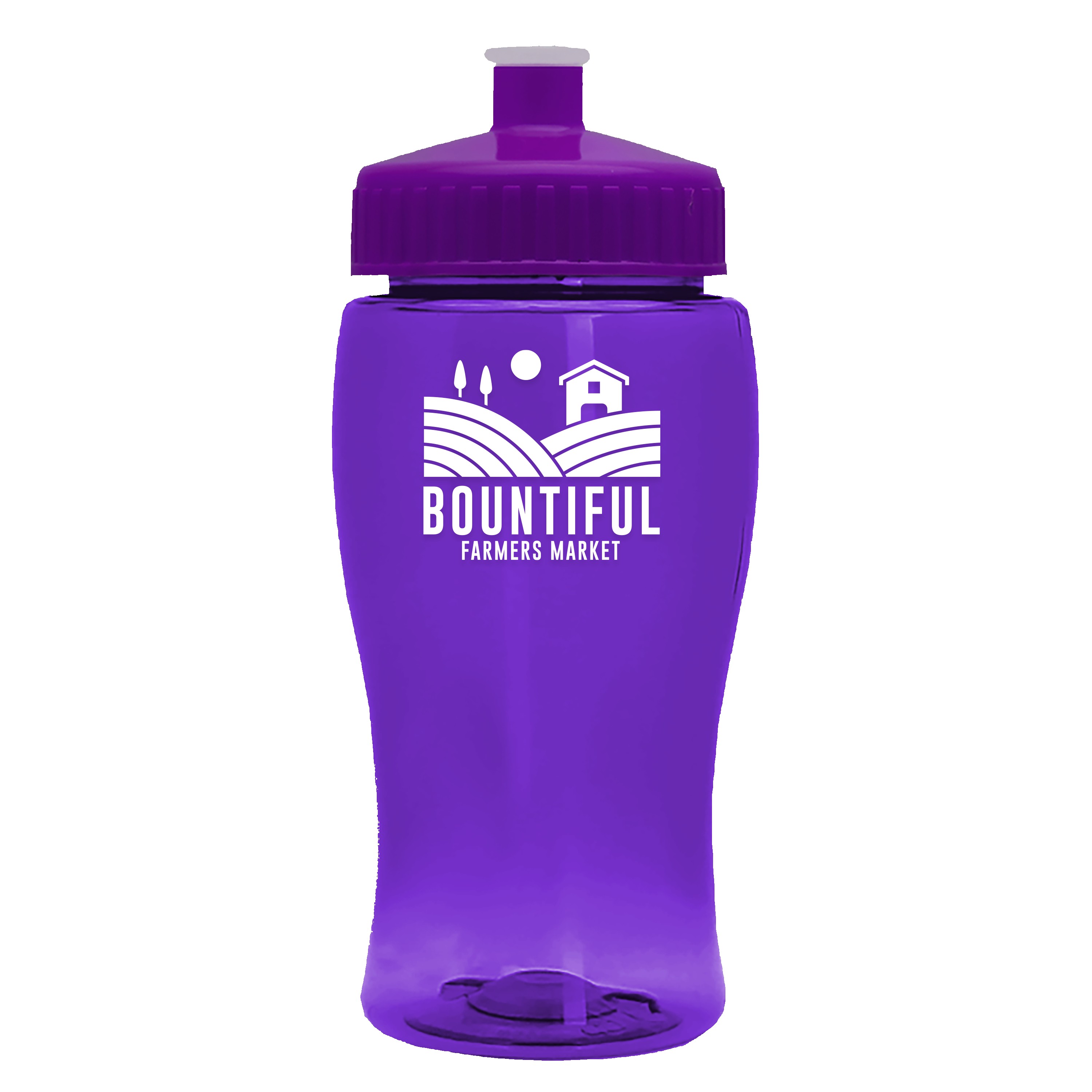Picture of Garyline® Poly+ Jr. Bottle with Push-Pull Lid - 18 oz.