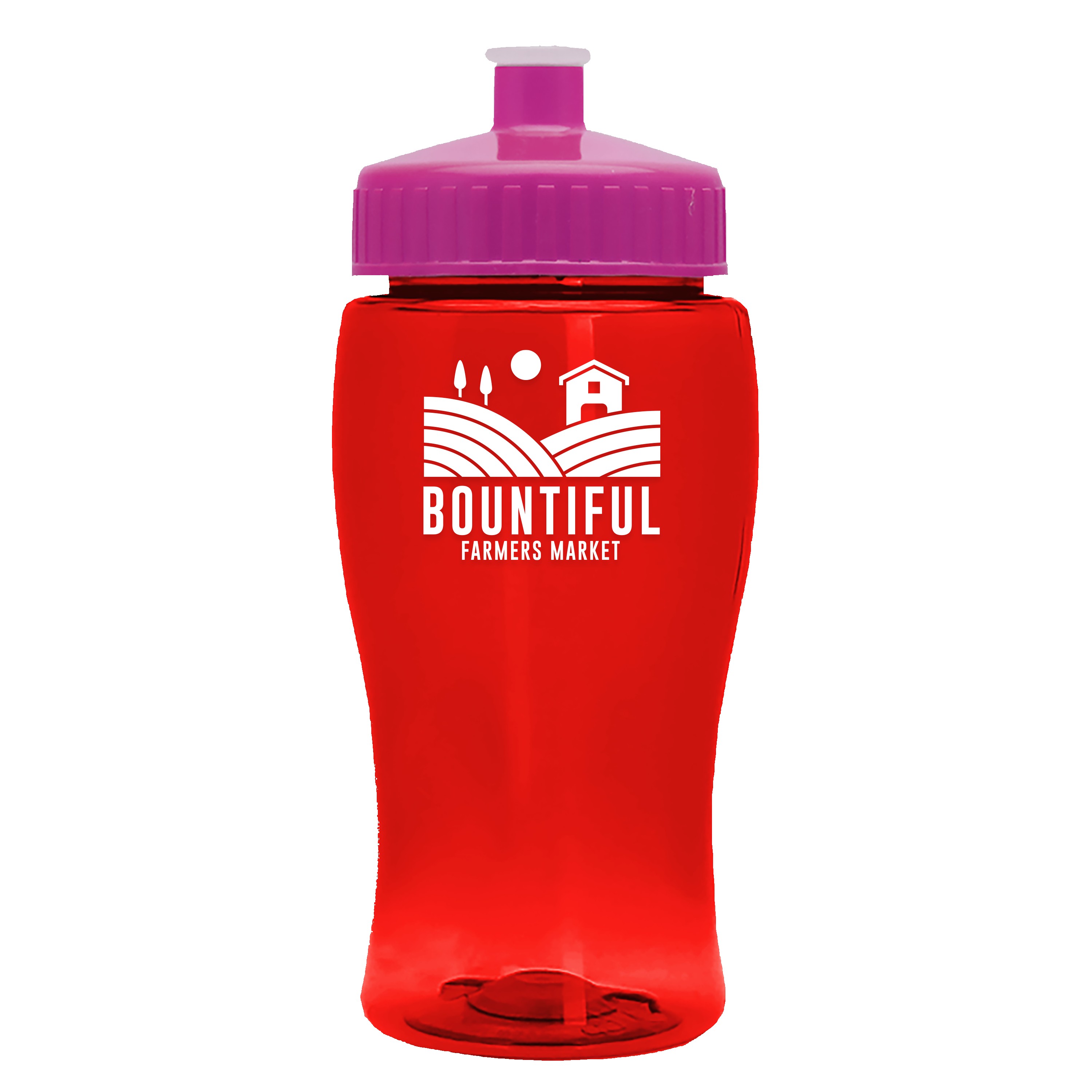 Picture of Garyline® Poly+ Jr. Bottle with Push-Pull Lid - 18 oz.