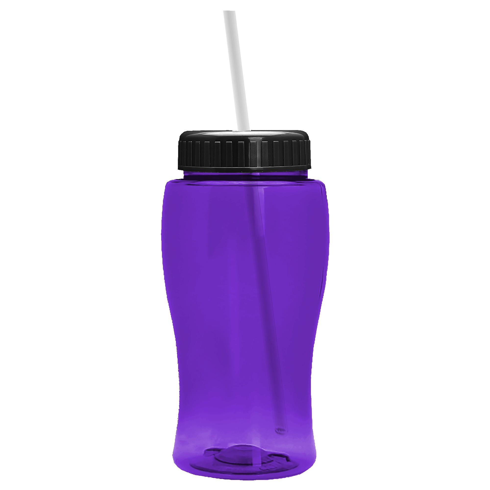 Picture of 18 Oz. Pure-Poly Junior Sports Bottle w/Straw Lid