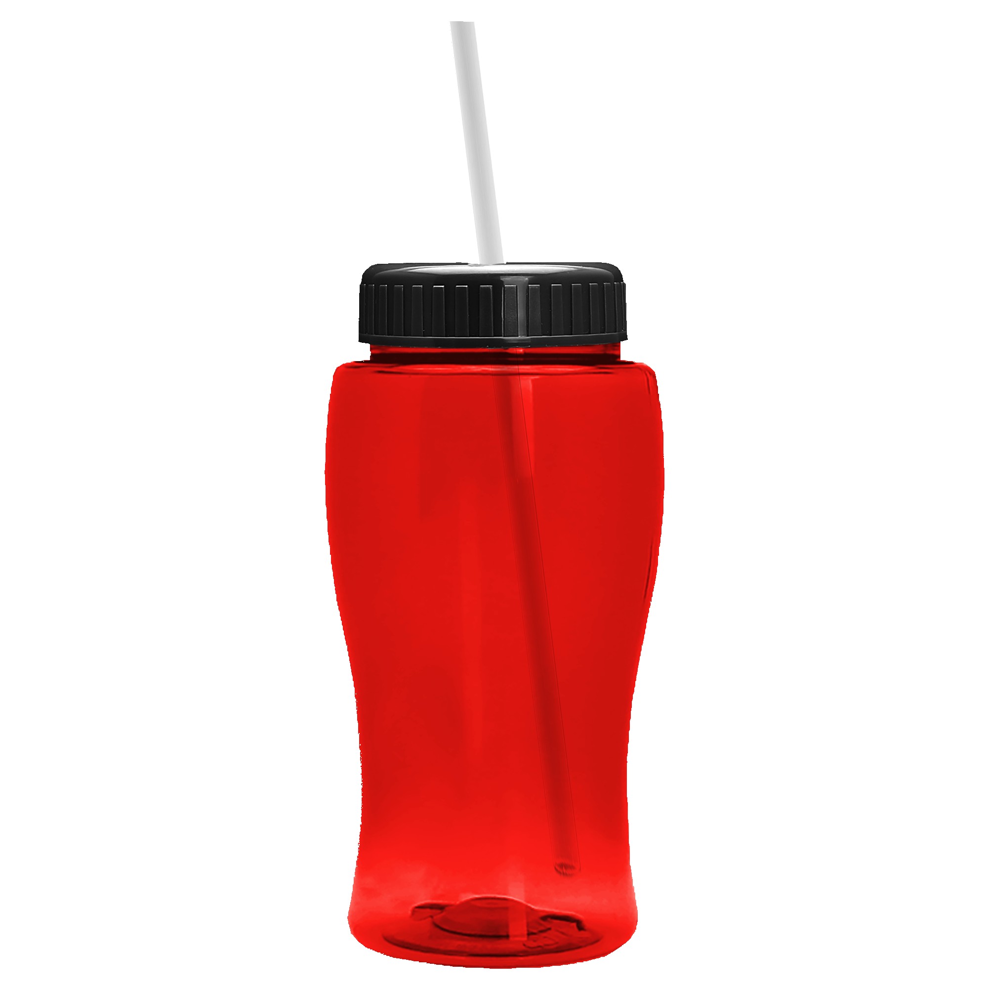 Picture of 18 Oz. Pure-Poly Junior Sports Bottle w/Straw Lid