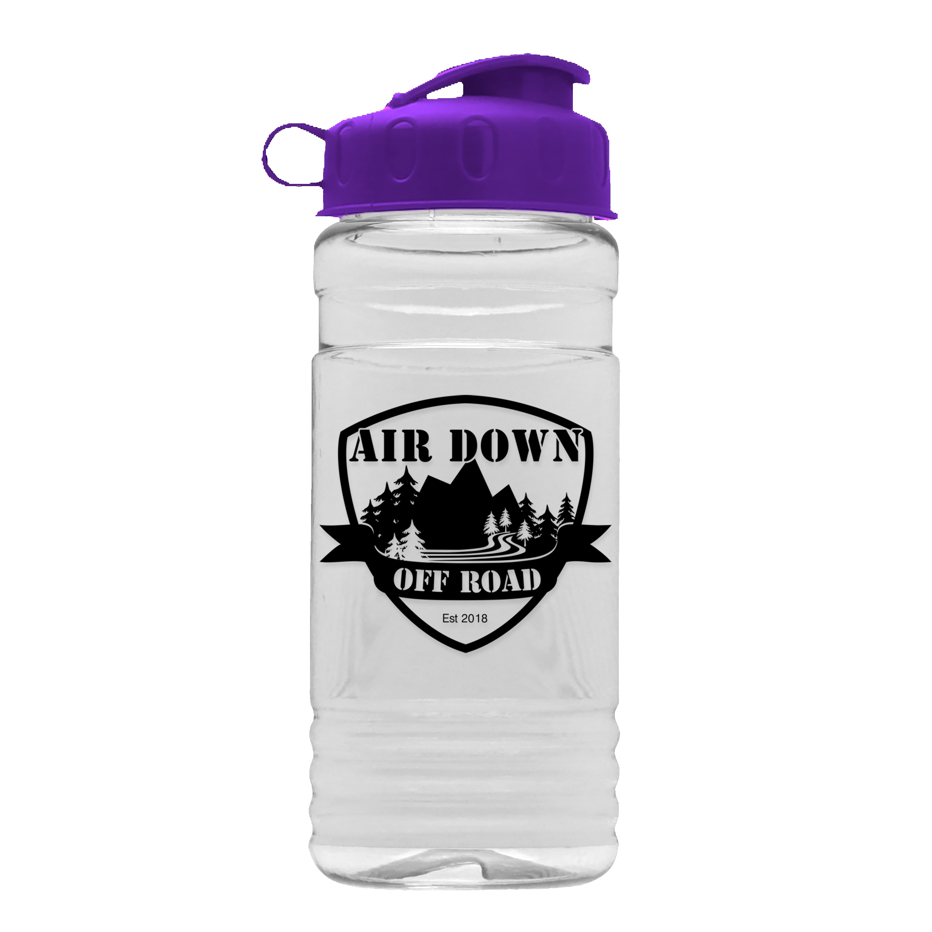 Picture of Garyline® Clear Bottle with Flip Lid - 20 oz.