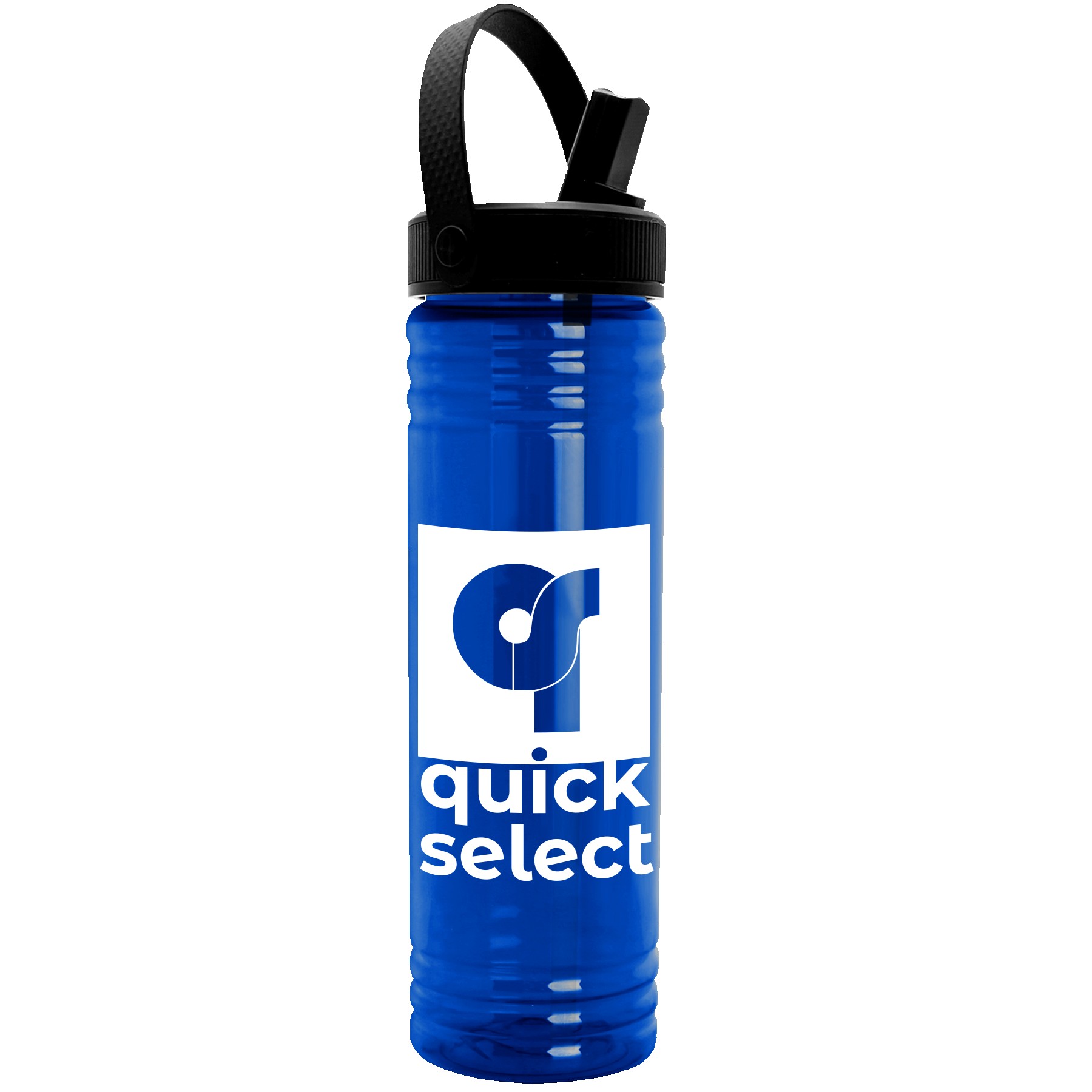 Picture of Garyline® Slim Fit Bottle with Flip-Straw, Swivel-Handle Lid - 24 oz.
