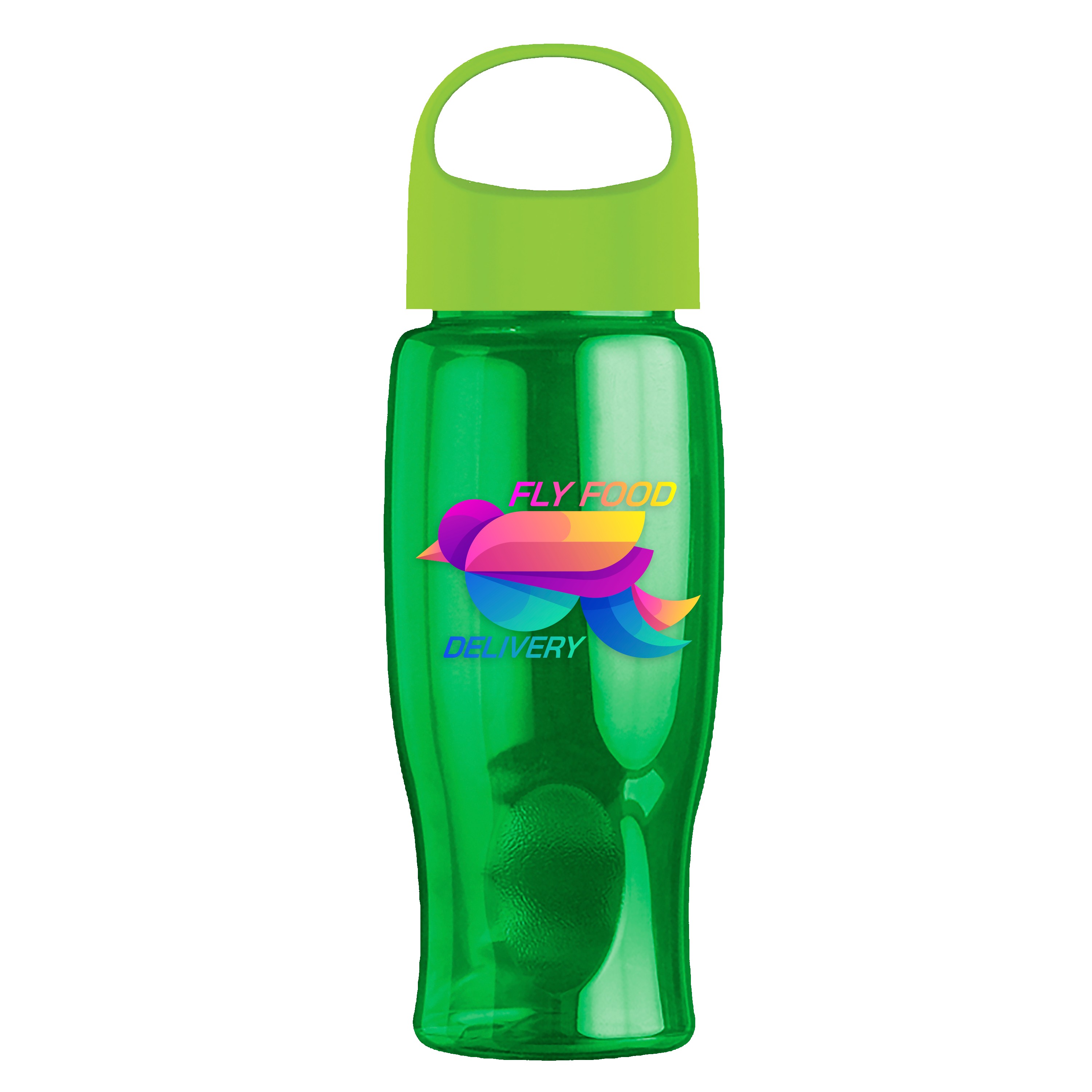Picture of Garyline® Poly+ Bottle with Oval Crest Lid - 27 oz.