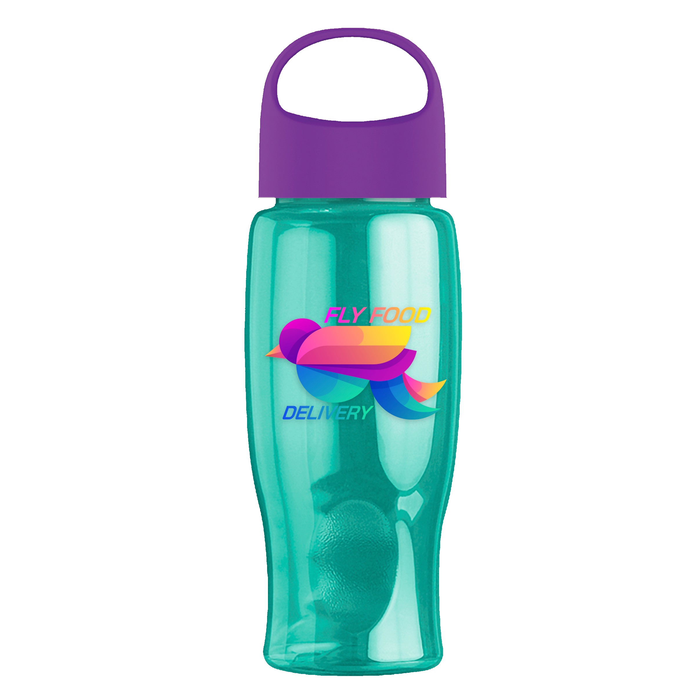 Picture of Garyline® Poly+ Bottle with Oval Crest Lid - 27 oz.