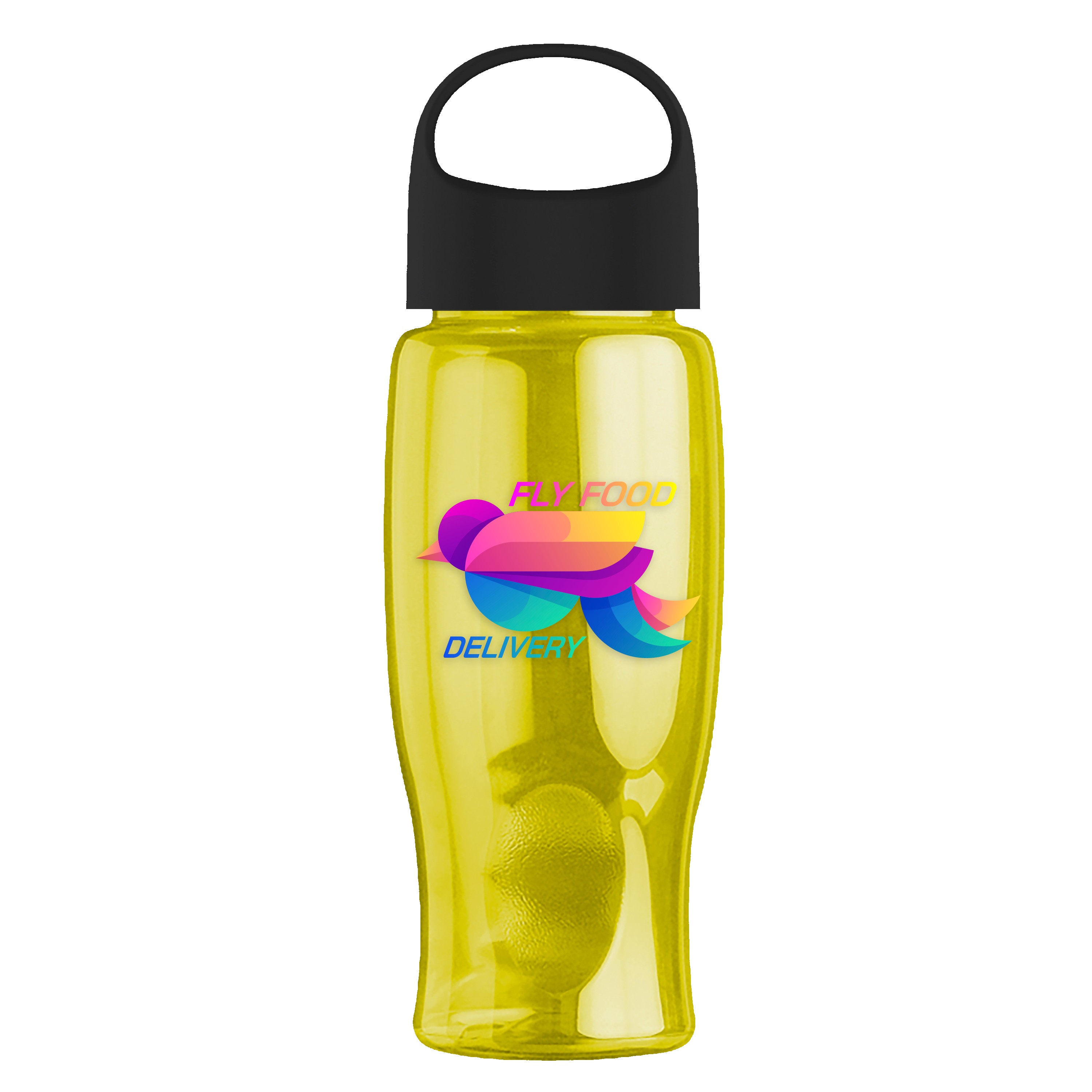 Picture of Garyline® Poly+ Bottle with Oval Crest Lid - 27 oz.