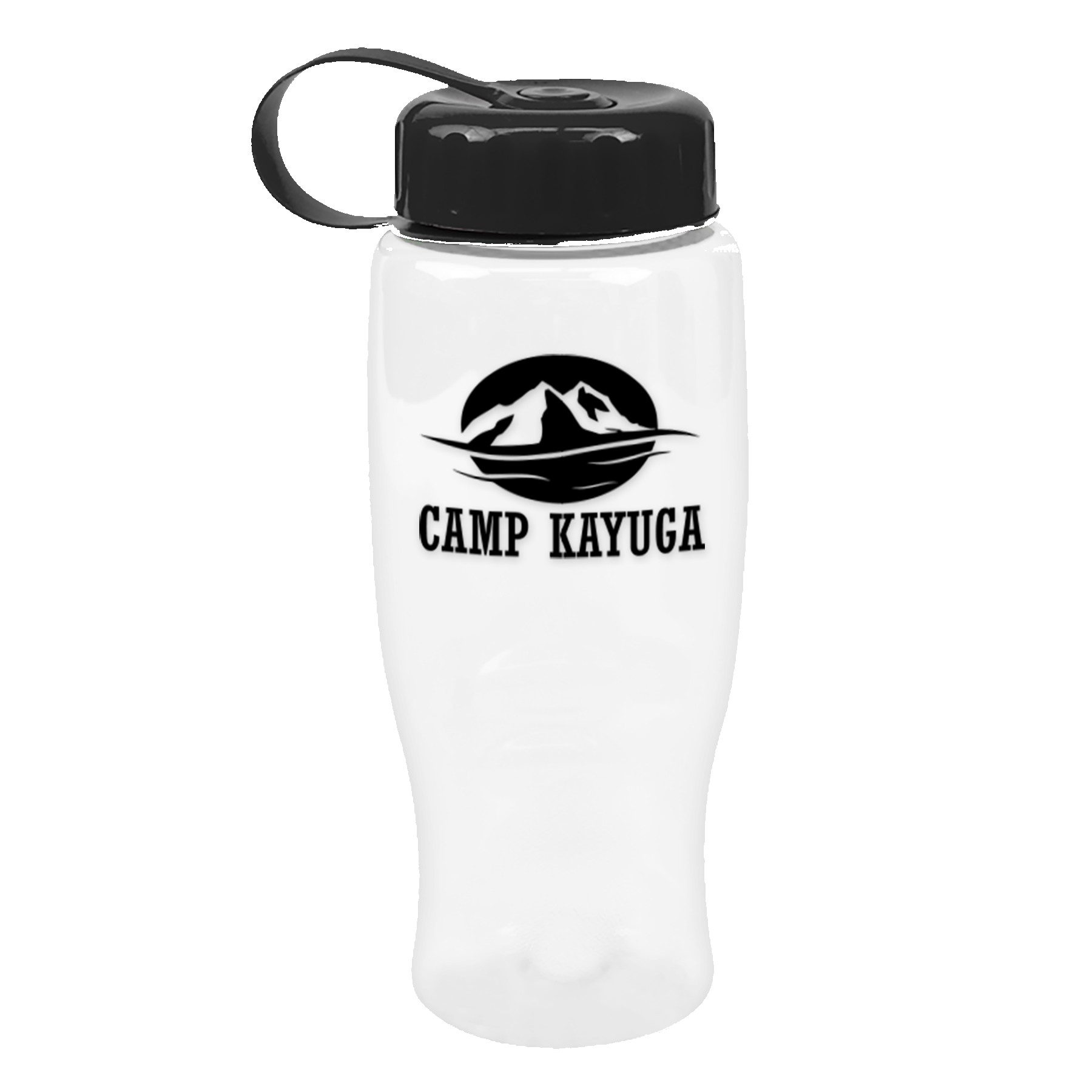 Picture of Garyline® Poly+ Bottle with Tethered Lid - 27 oz.