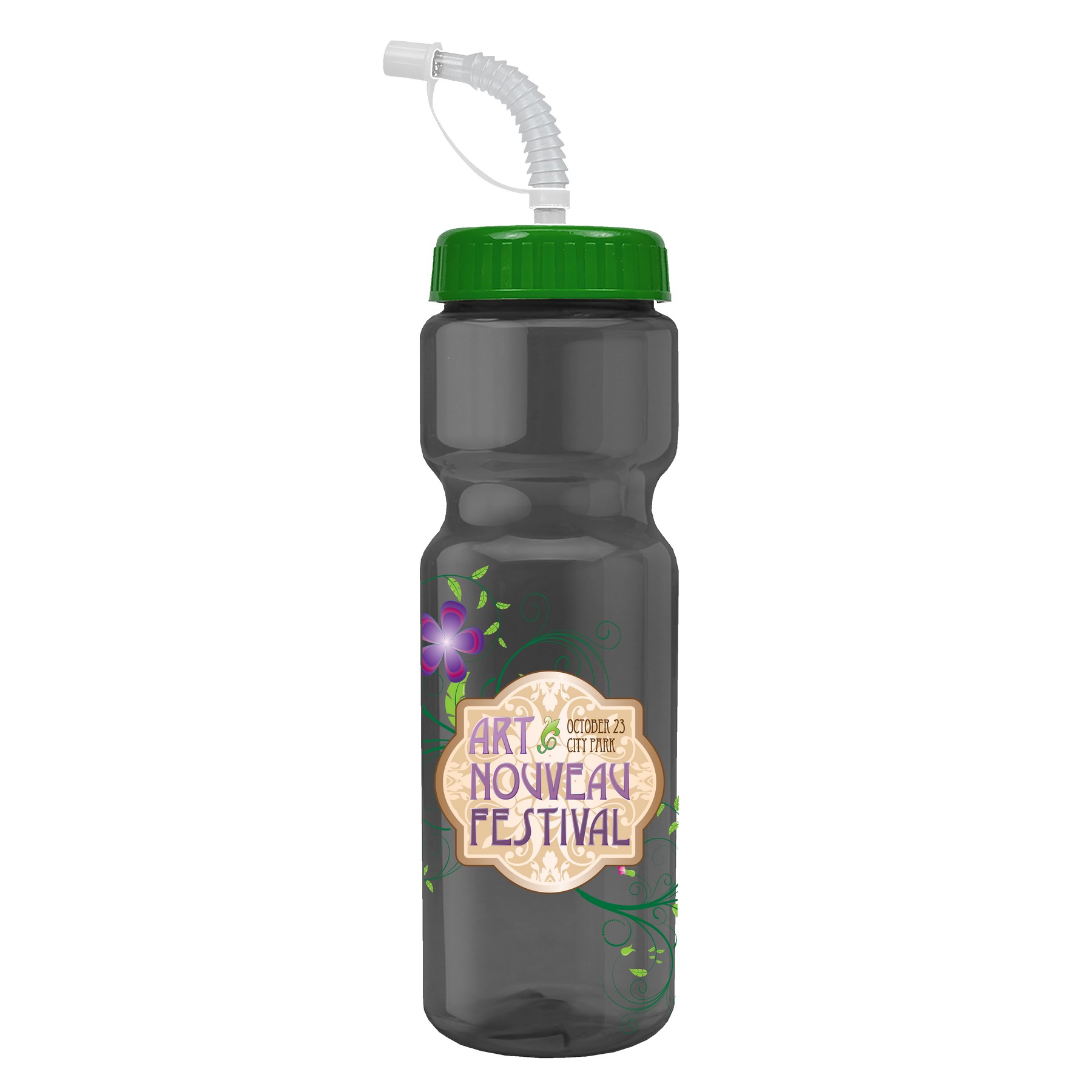Picture of Garyline® Champ Bottle with Straw Lid - 28 oz.