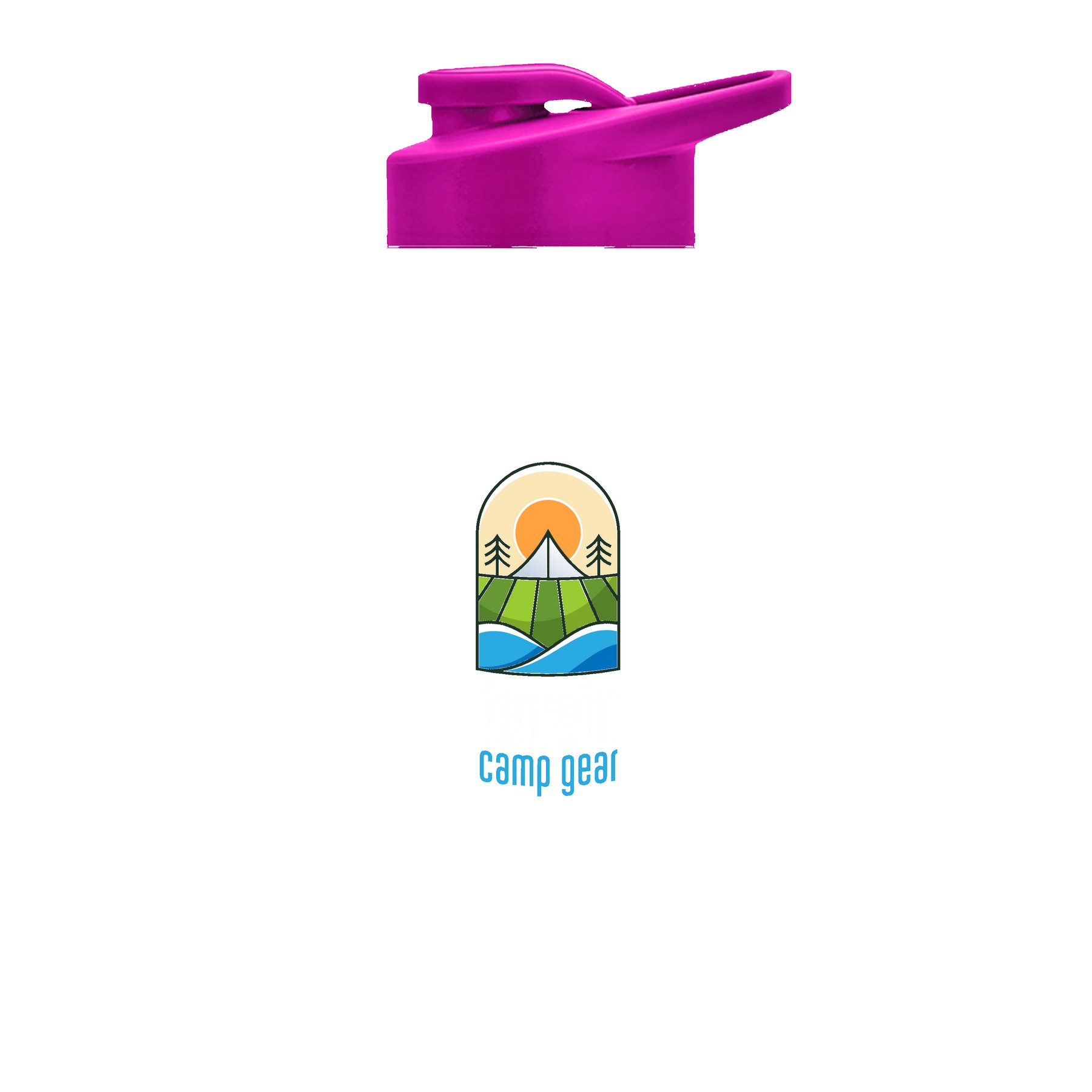 Picture of Garyline® Groove Tritan® Bottle with Drink-Thru Lid and Infuser - 20 oz.
