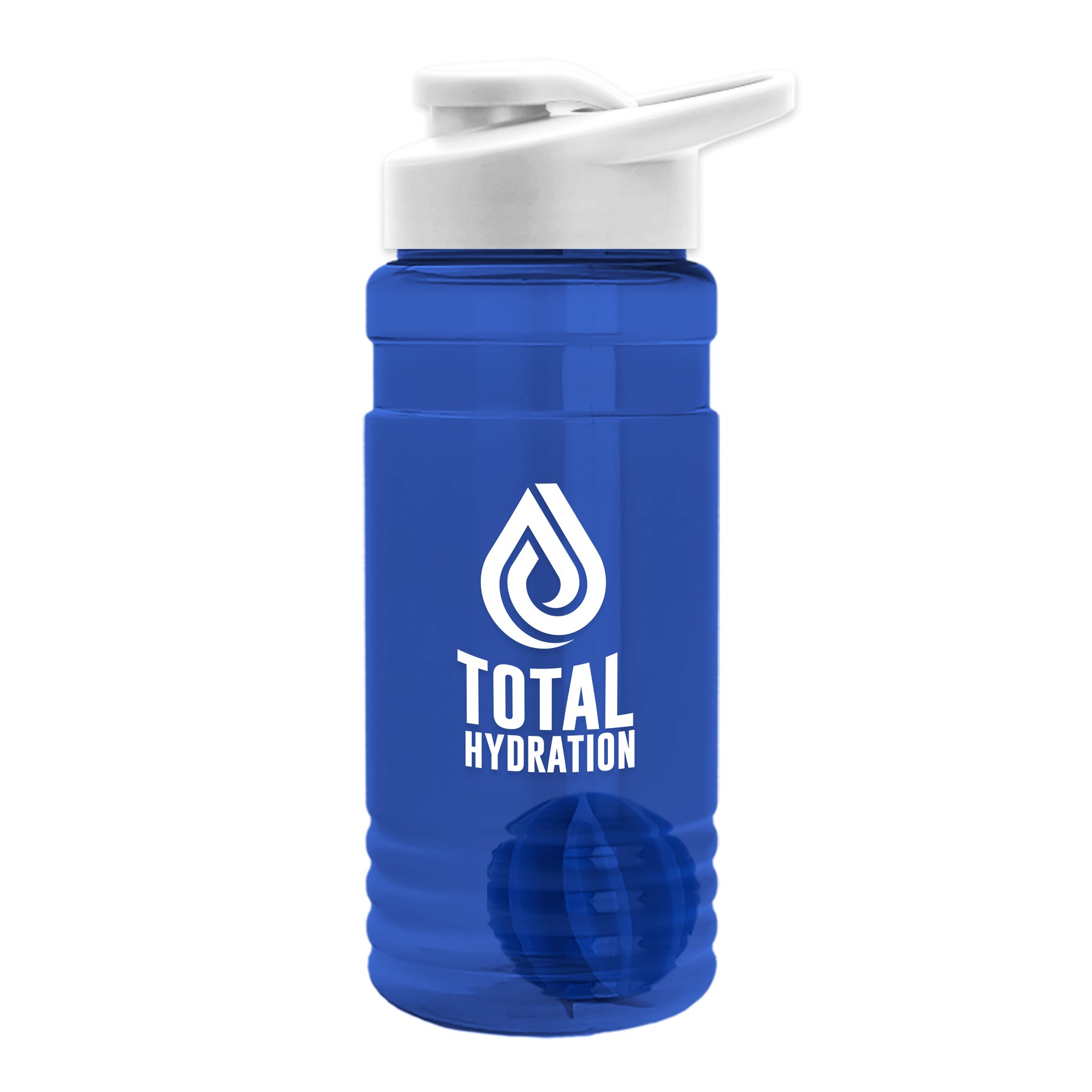 Picture of Garyline® Groove Tritan® Shaker Bottle with Drink-Thru Lid and Mixing Ball - 20 oz.