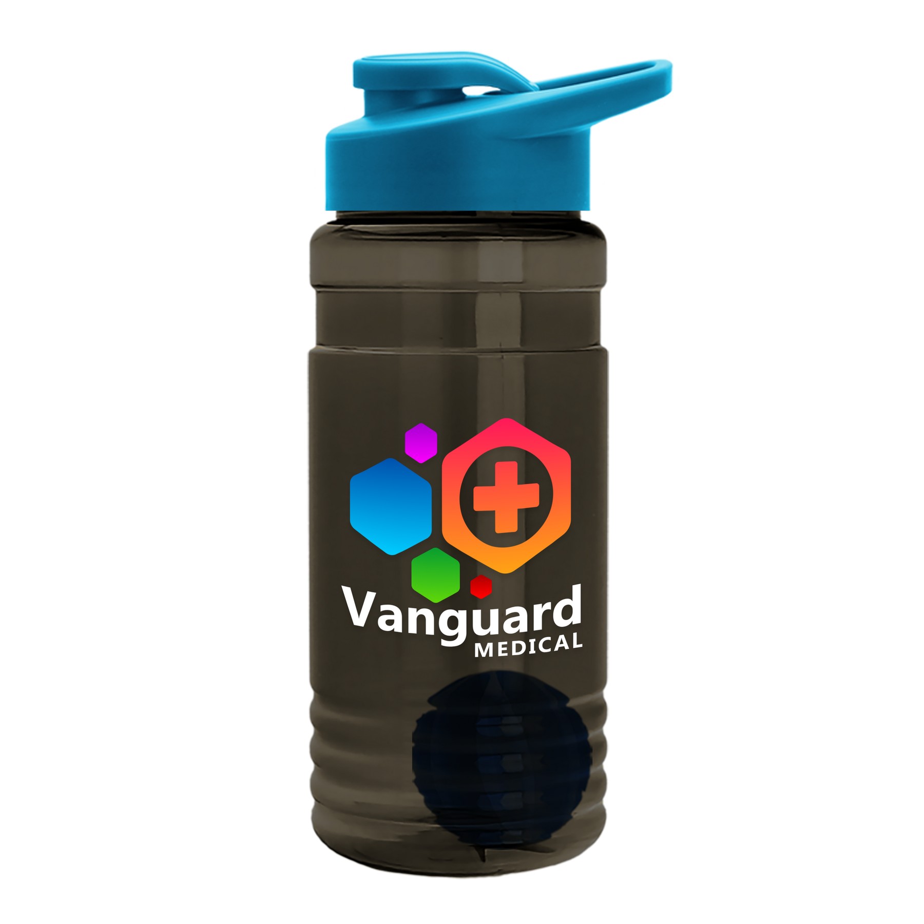 Picture of Garyline® Groove Tritan® Shaker Bottle with Drink-Thru Lid and Mixing Ball - 20 oz.