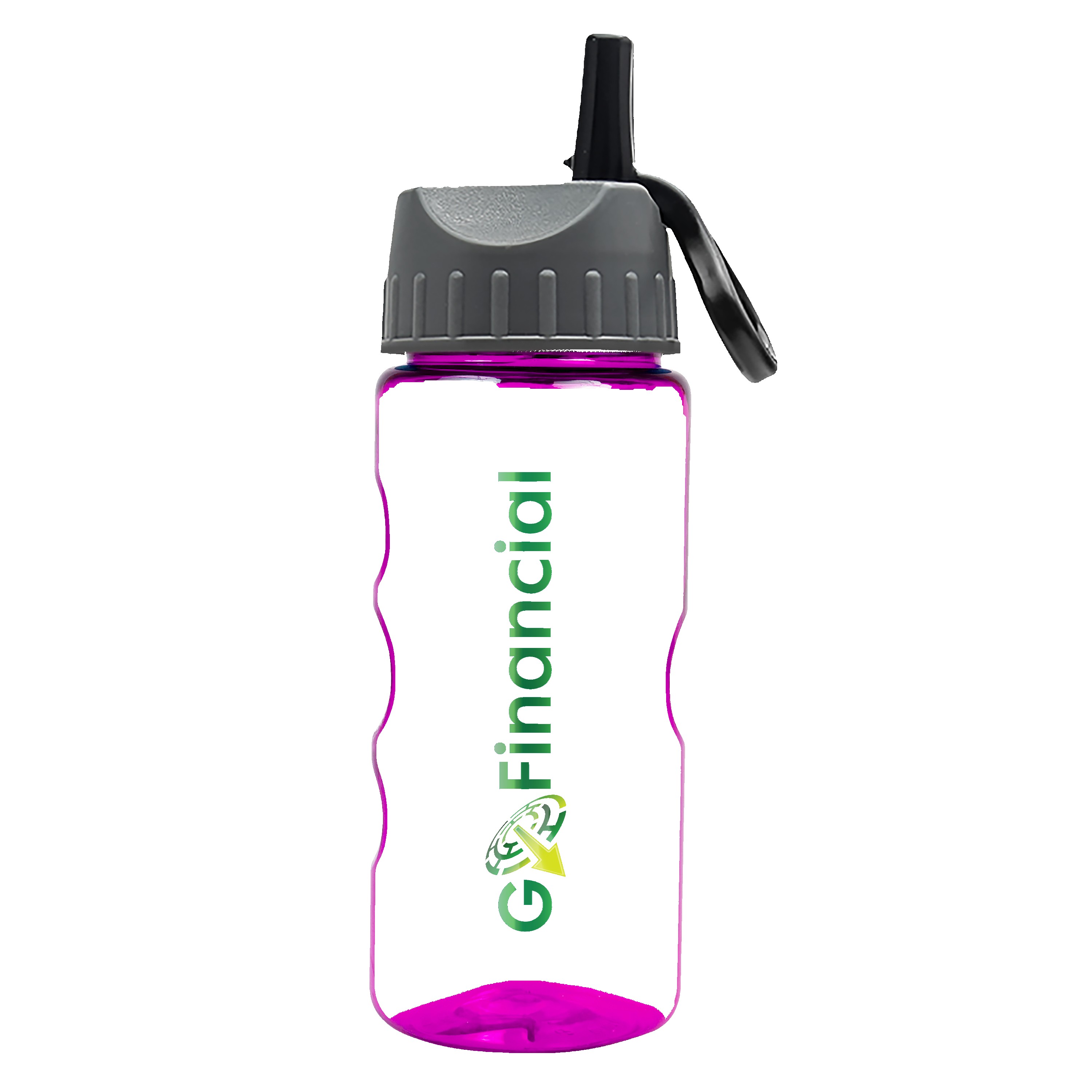 Picture of Garyline® Mini Mountain Tritan® Bottle with Ring-Straw Lid - 22 oz.