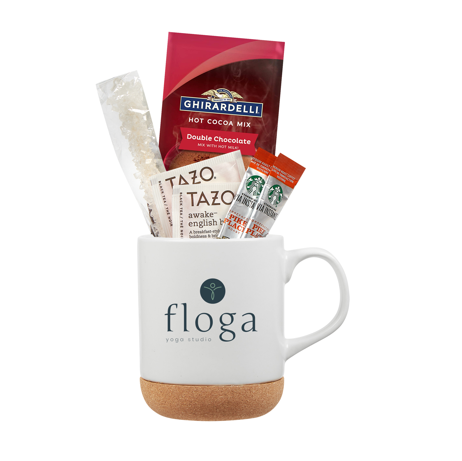 Picture of 14 oz Corky Mug - Coffee Gift Set A