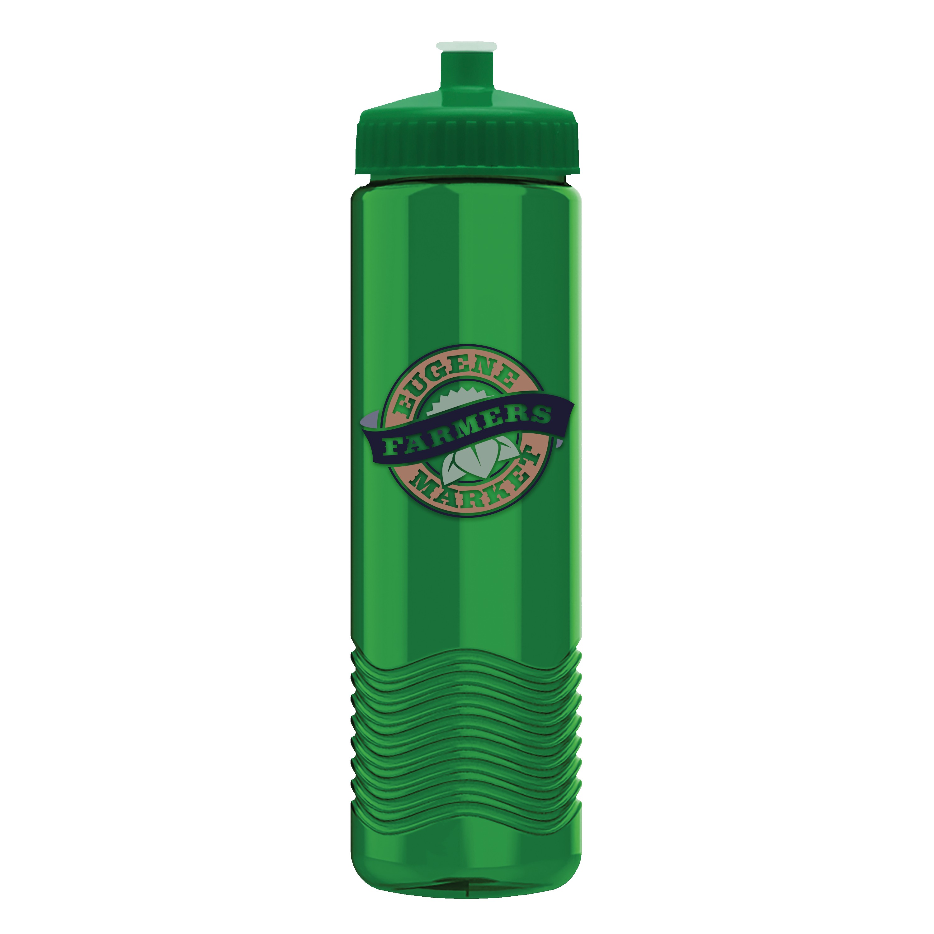 Picture of Garyline® Wave Tritan® Bottle with Push-Pull Lid - 24 oz.