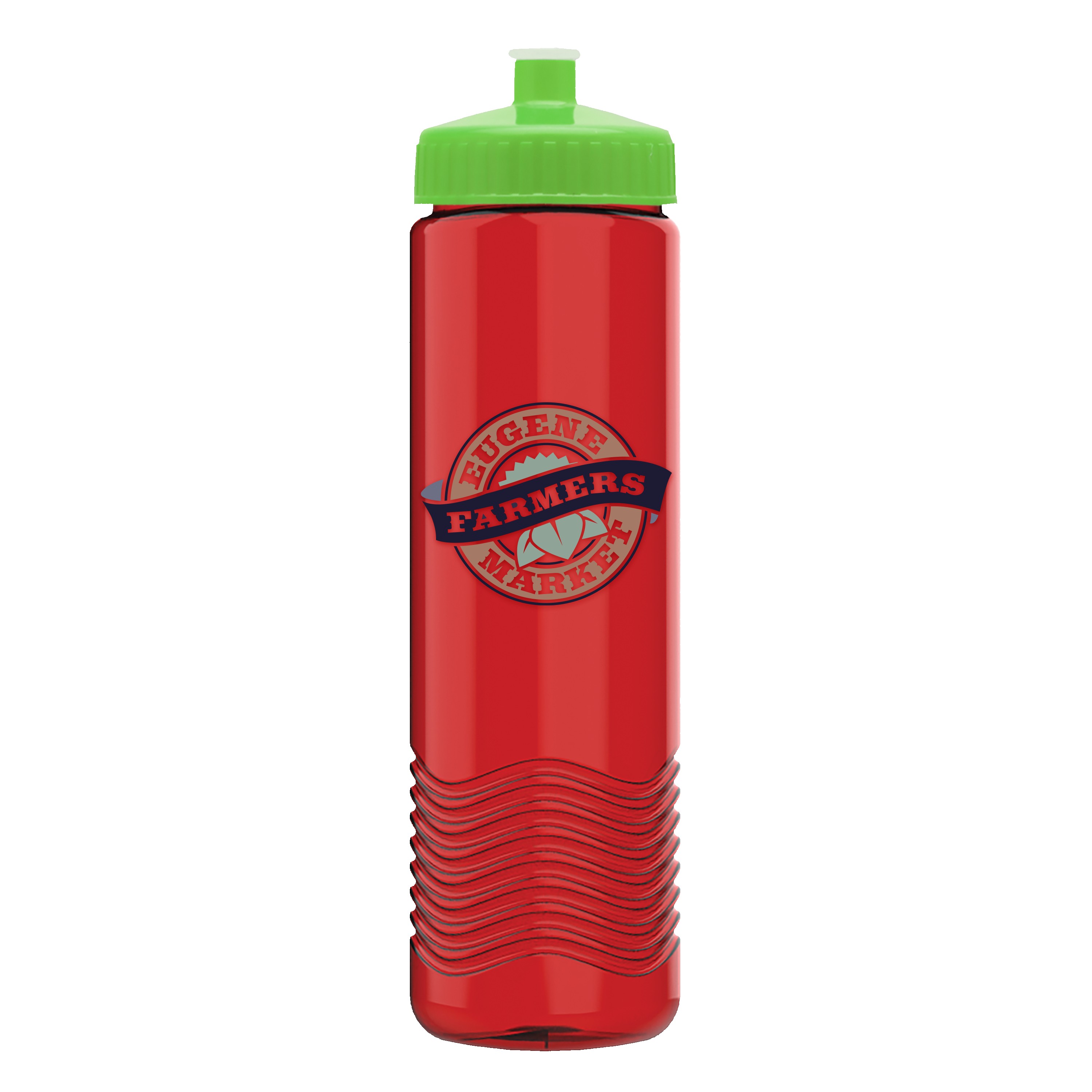 Picture of Garyline® Wave Tritan® Bottle with Push-Pull Lid - 24 oz.