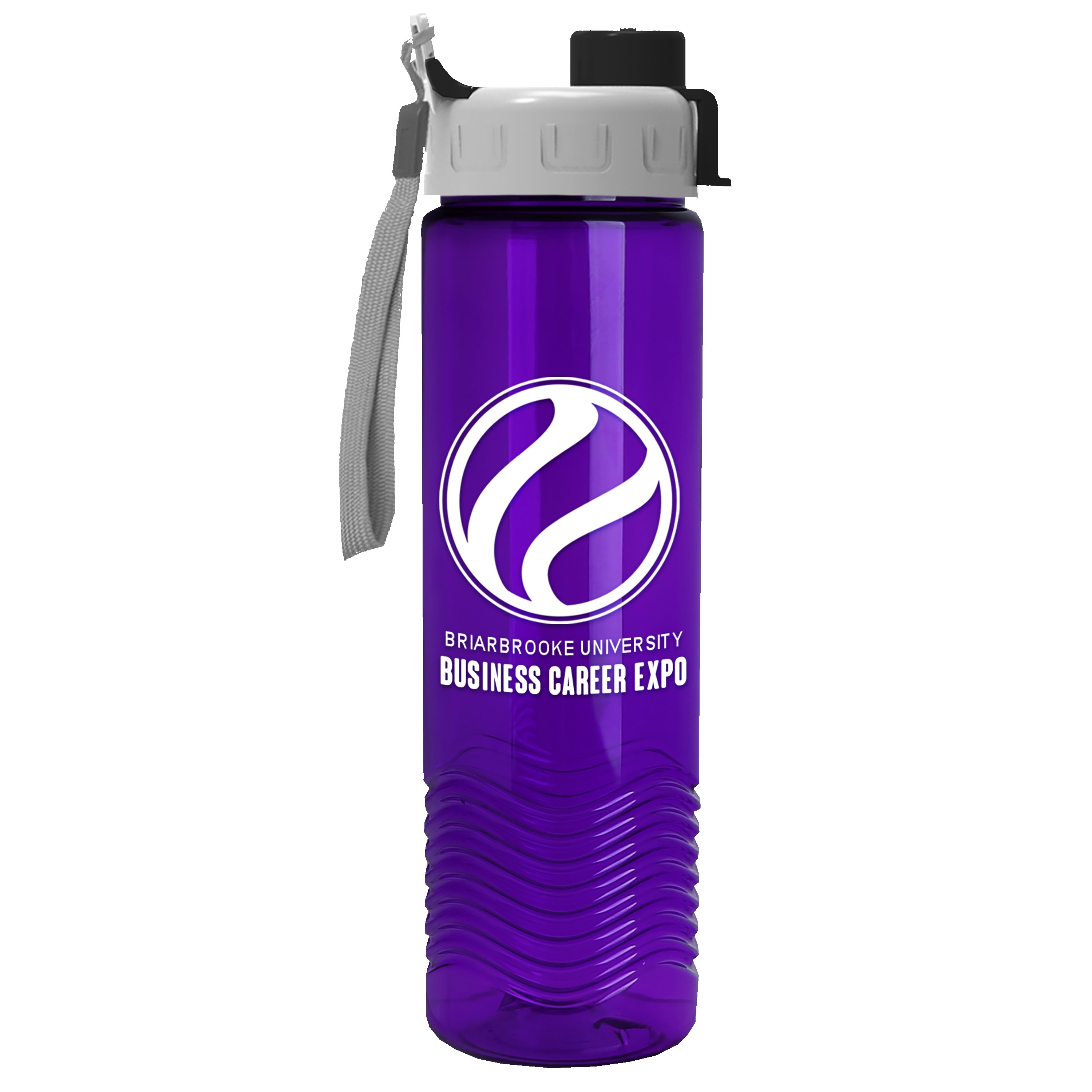 Picture of Garyline® Wave Tritan® Bottle with Quick-Snap Lid - 24 oz.