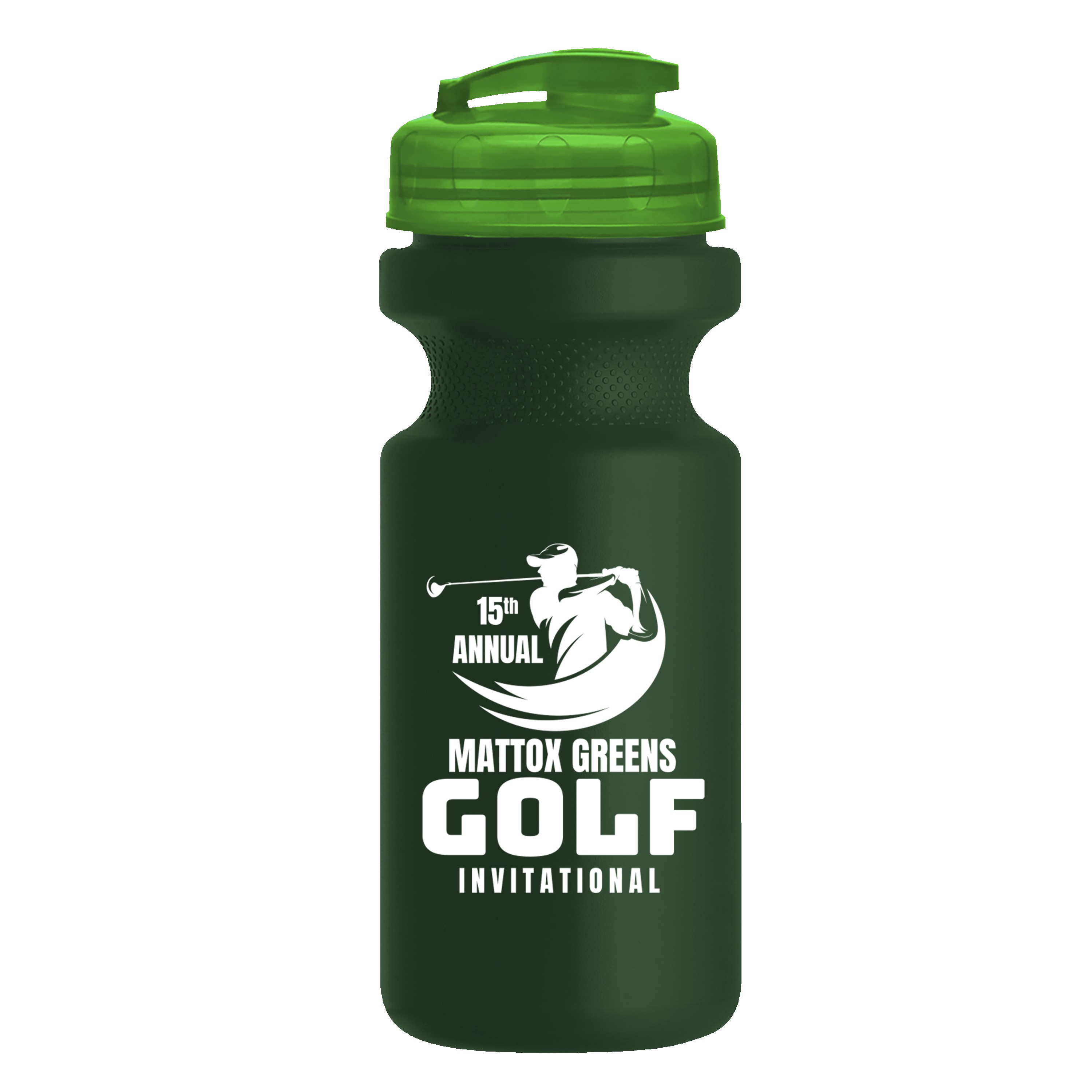 Picture of Garyline® Recycled Bike Bottle with Flip-Top Lid - 22 oz.