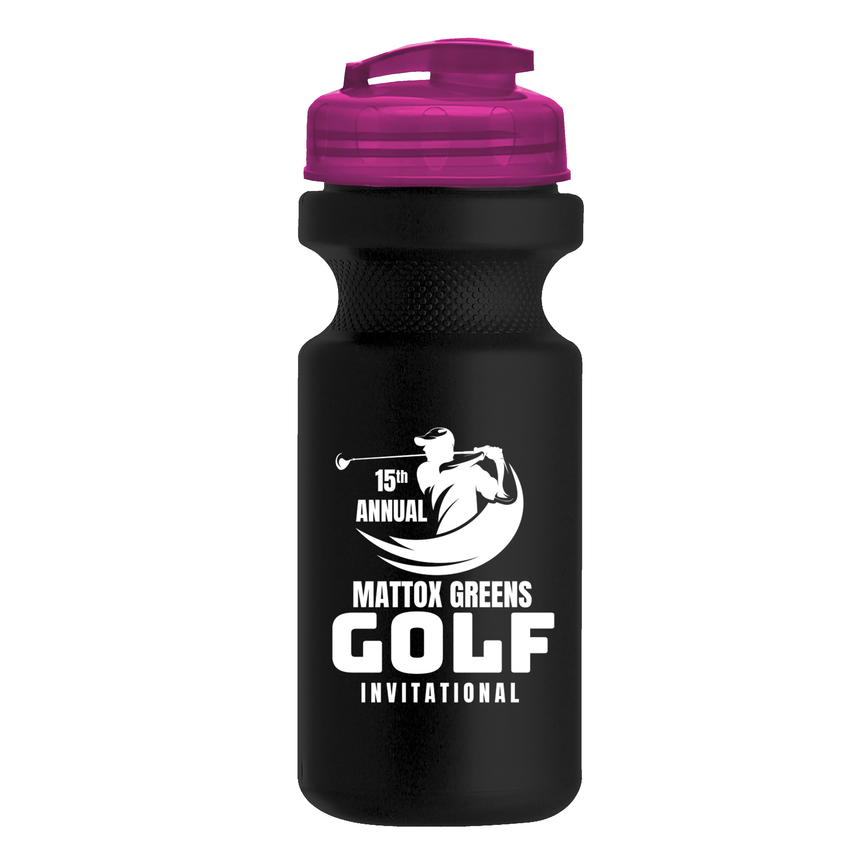 Picture of Garyline® Recycled Bike Bottle with Flip-Top Lid - 22 oz.