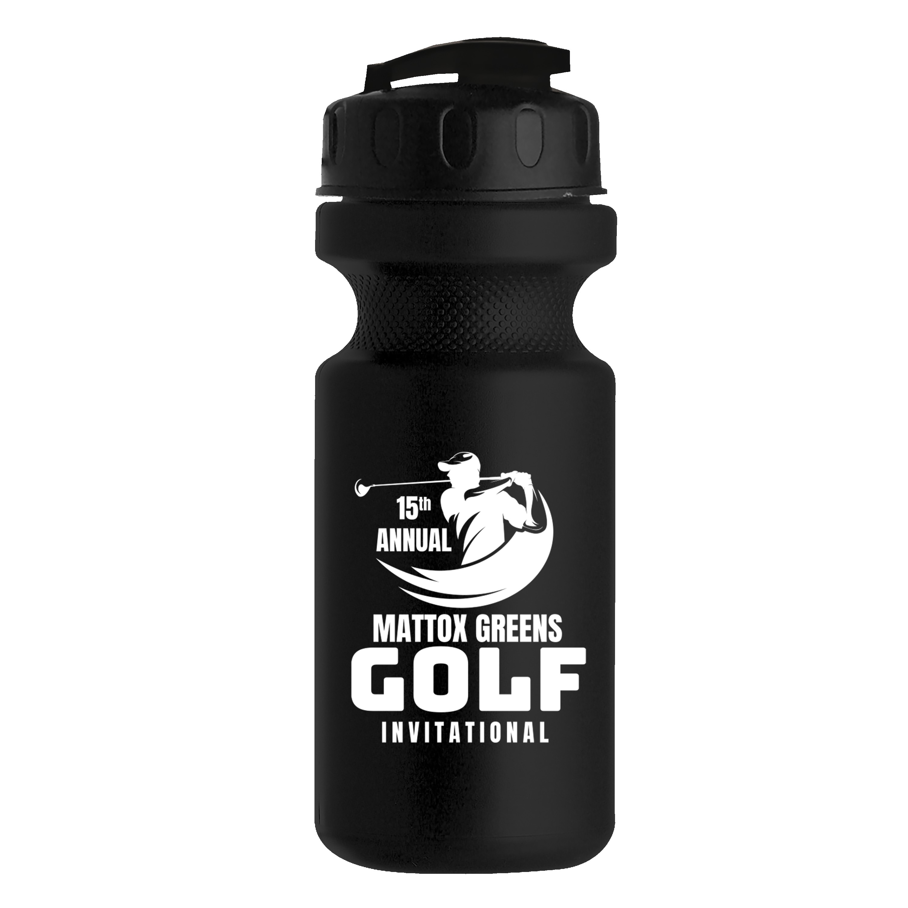 Picture of Garyline® Recycled Bike Bottle with Flip-Top Lid - 22 oz.