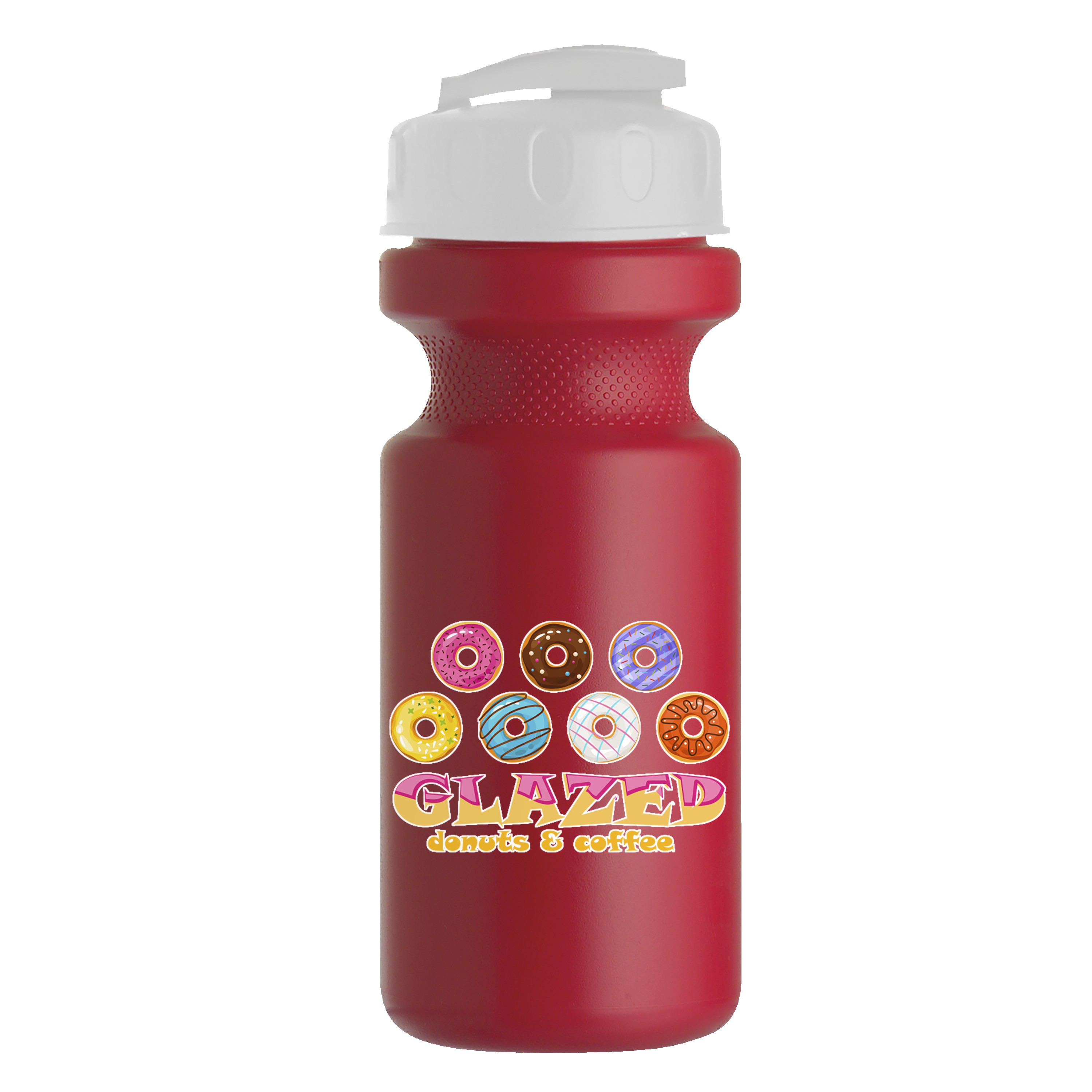 Picture of Garyline® Recycled Bike Bottle with Flip-Top Lid - 22 oz.