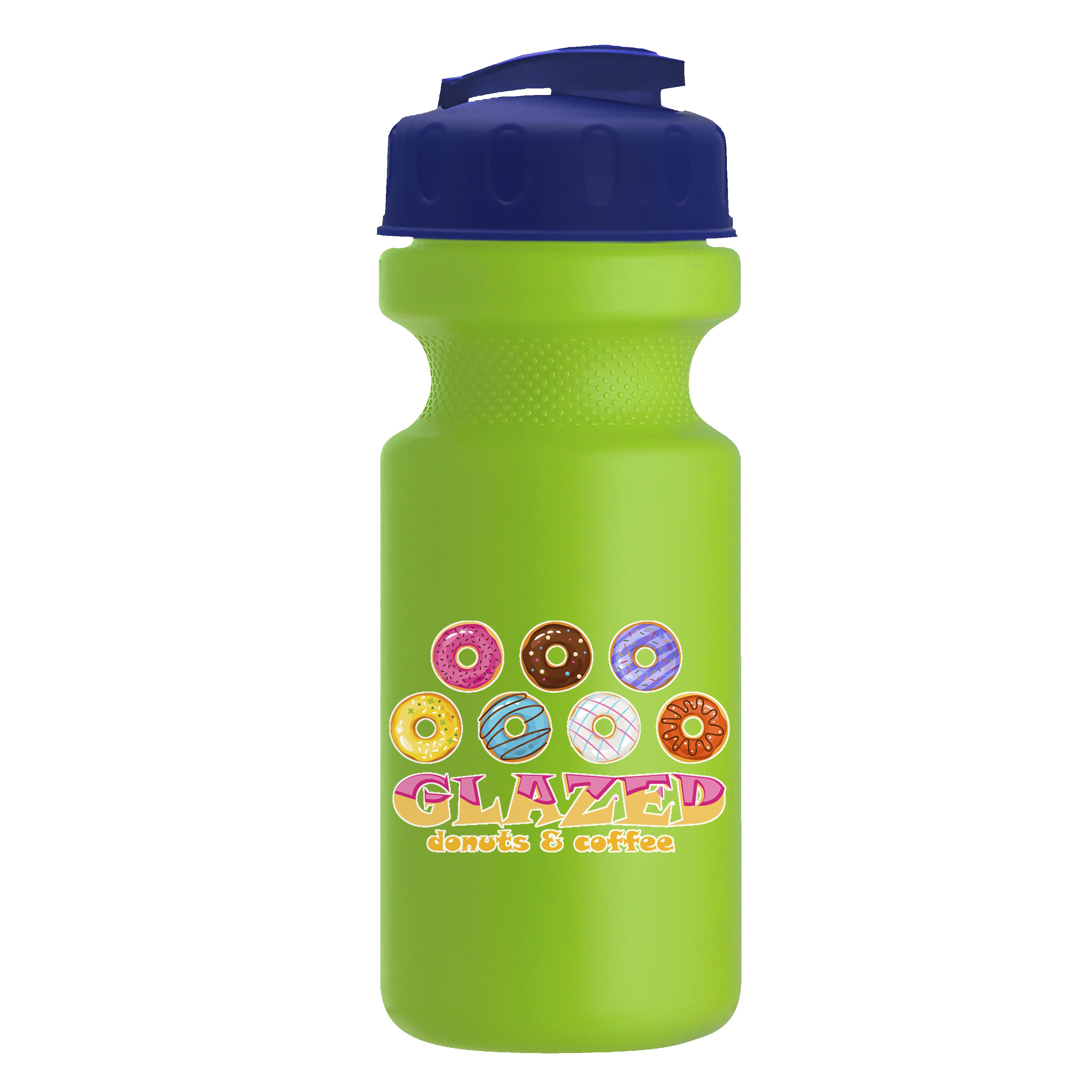 Picture of Garyline® Recycled Bike Bottle with Flip-Top Lid - 22 oz.