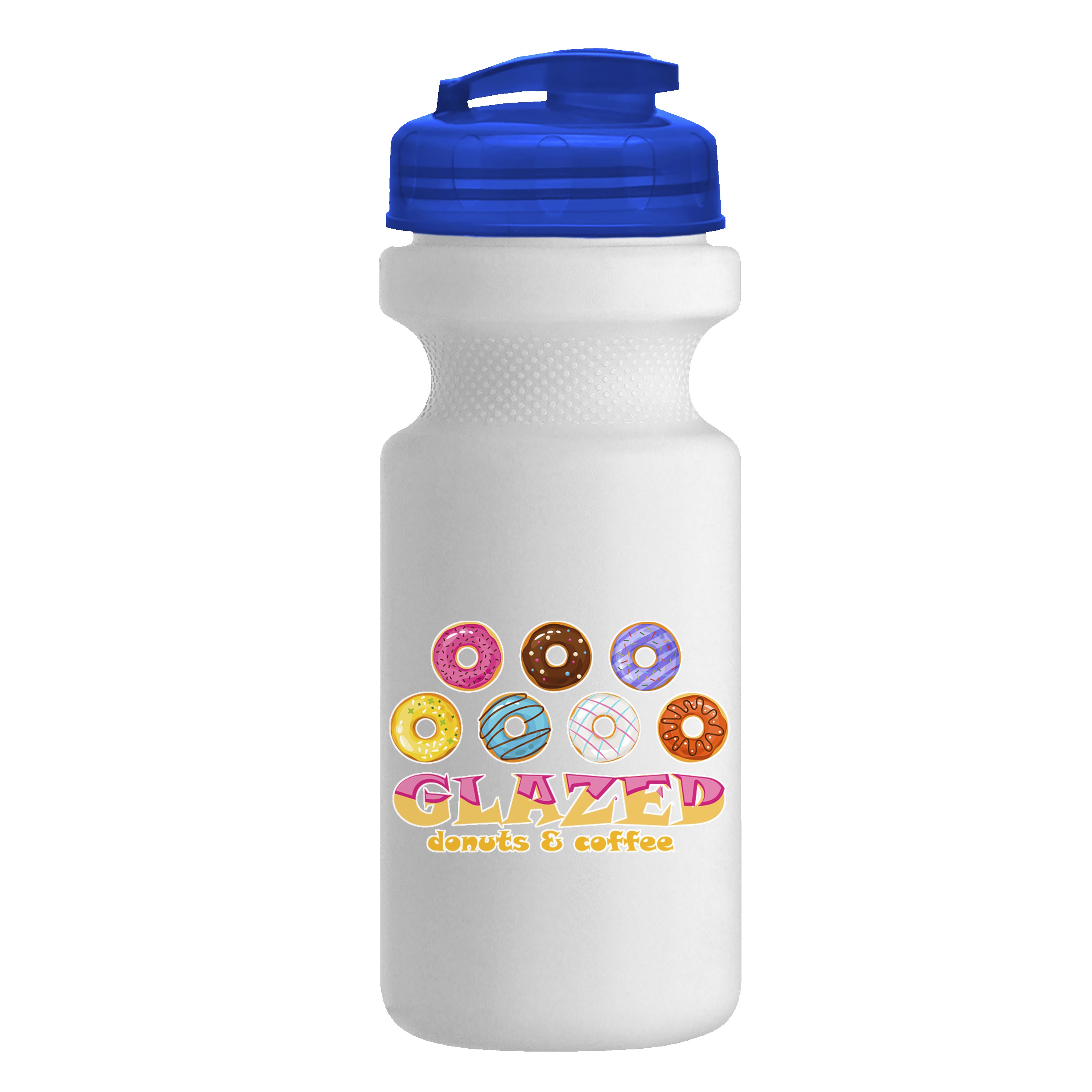 Picture of Garyline® Recycled Bike Bottle with Flip-Top Lid - 22 oz.