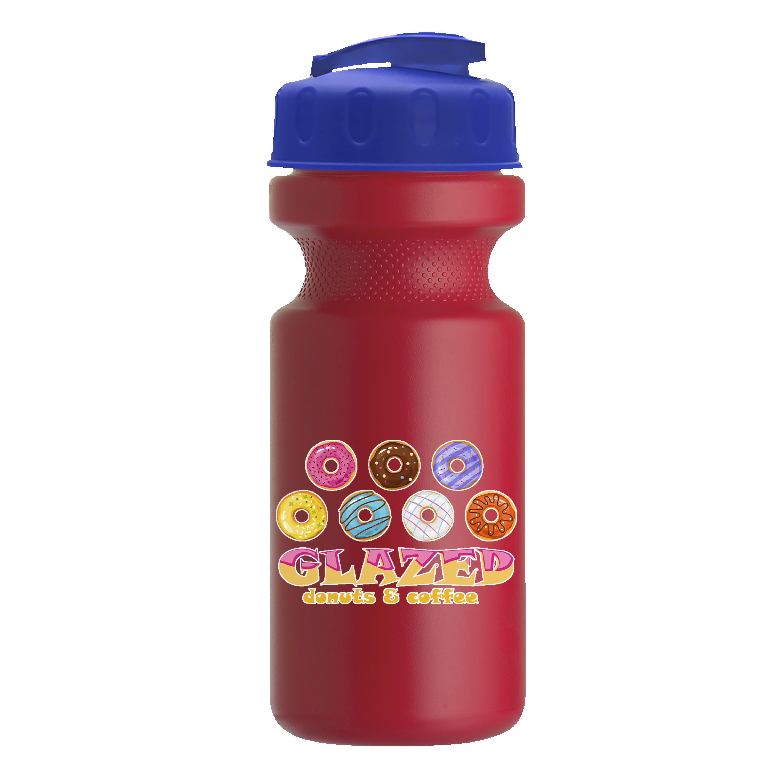 Picture of Garyline® Recycled Bike Bottle with Flip-Top Lid - 22 oz.