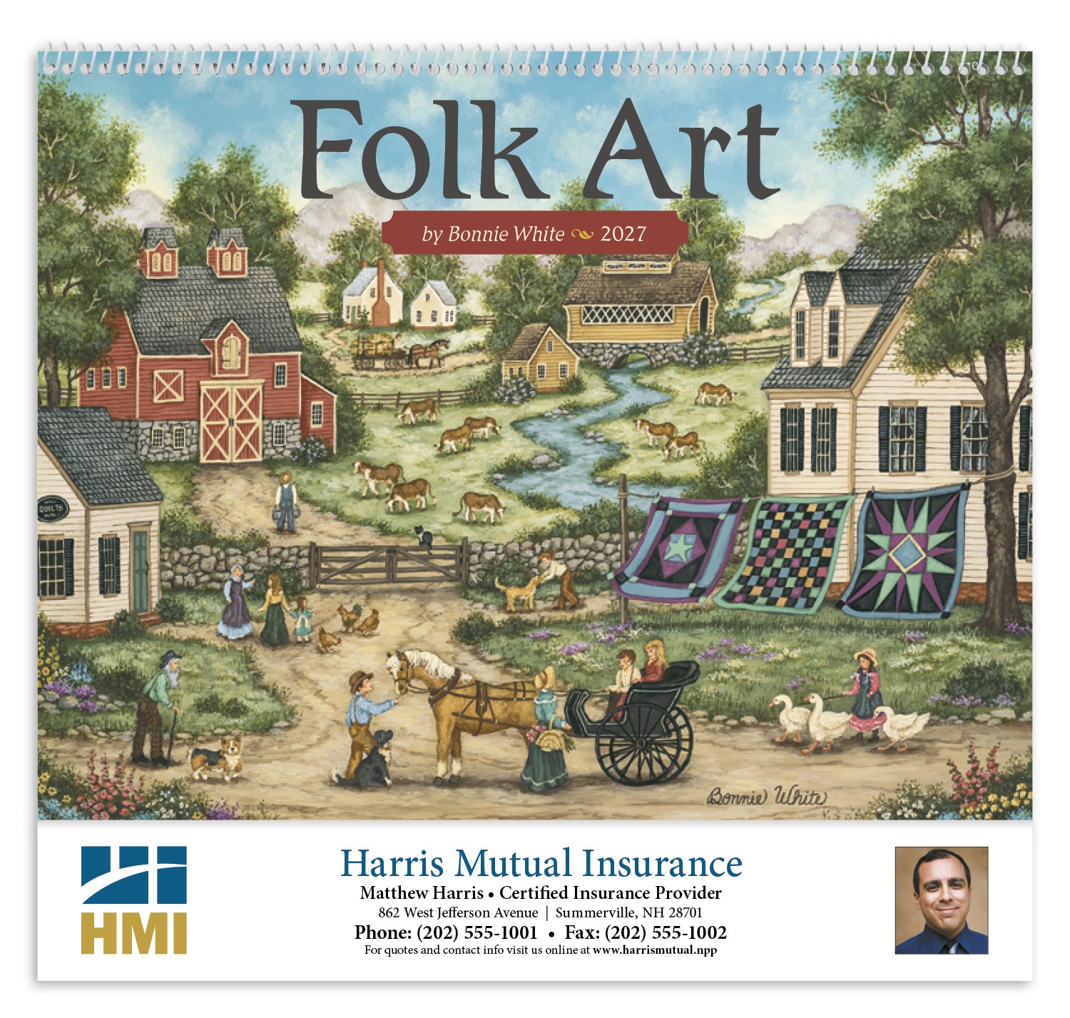 Picture of Triumph® Calendars Folk Art Calendar