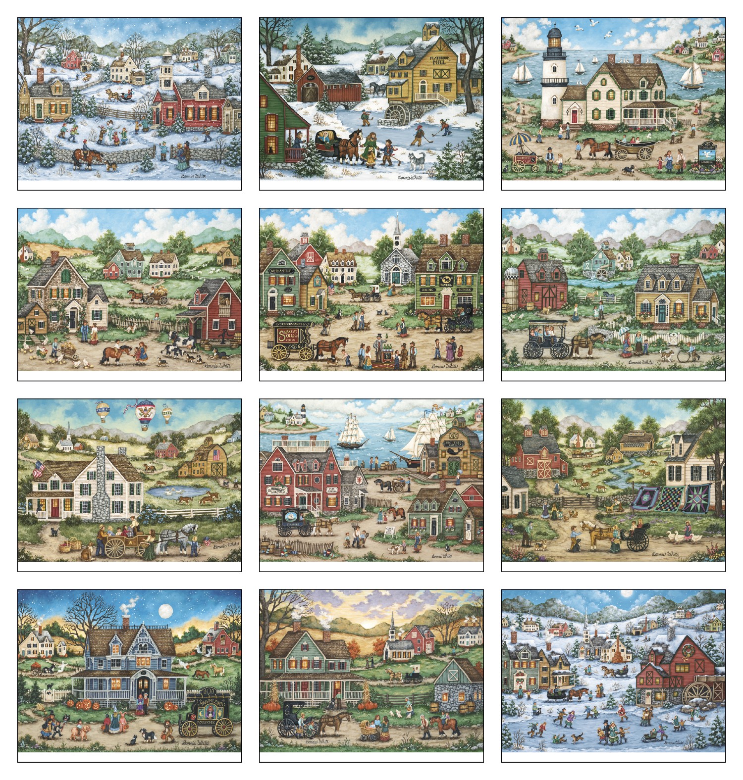 Picture of Triumph® Calendars Folk Art Calendar