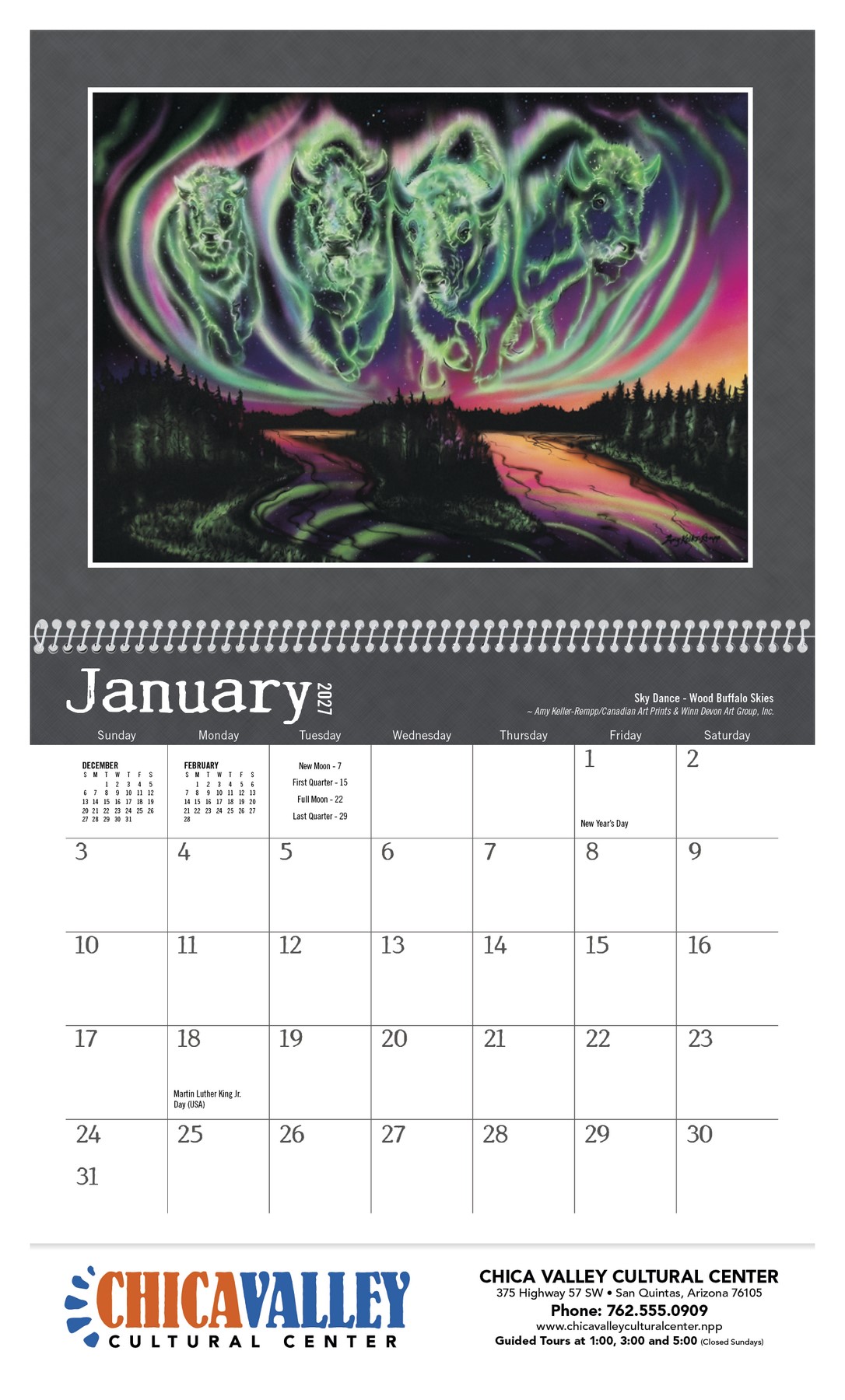 Picture of Triumph® Calendars Native American Art Calendar
