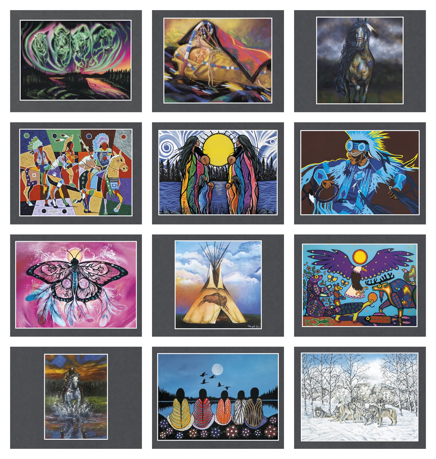 Picture of Triumph® Calendars Native American Art Calendar