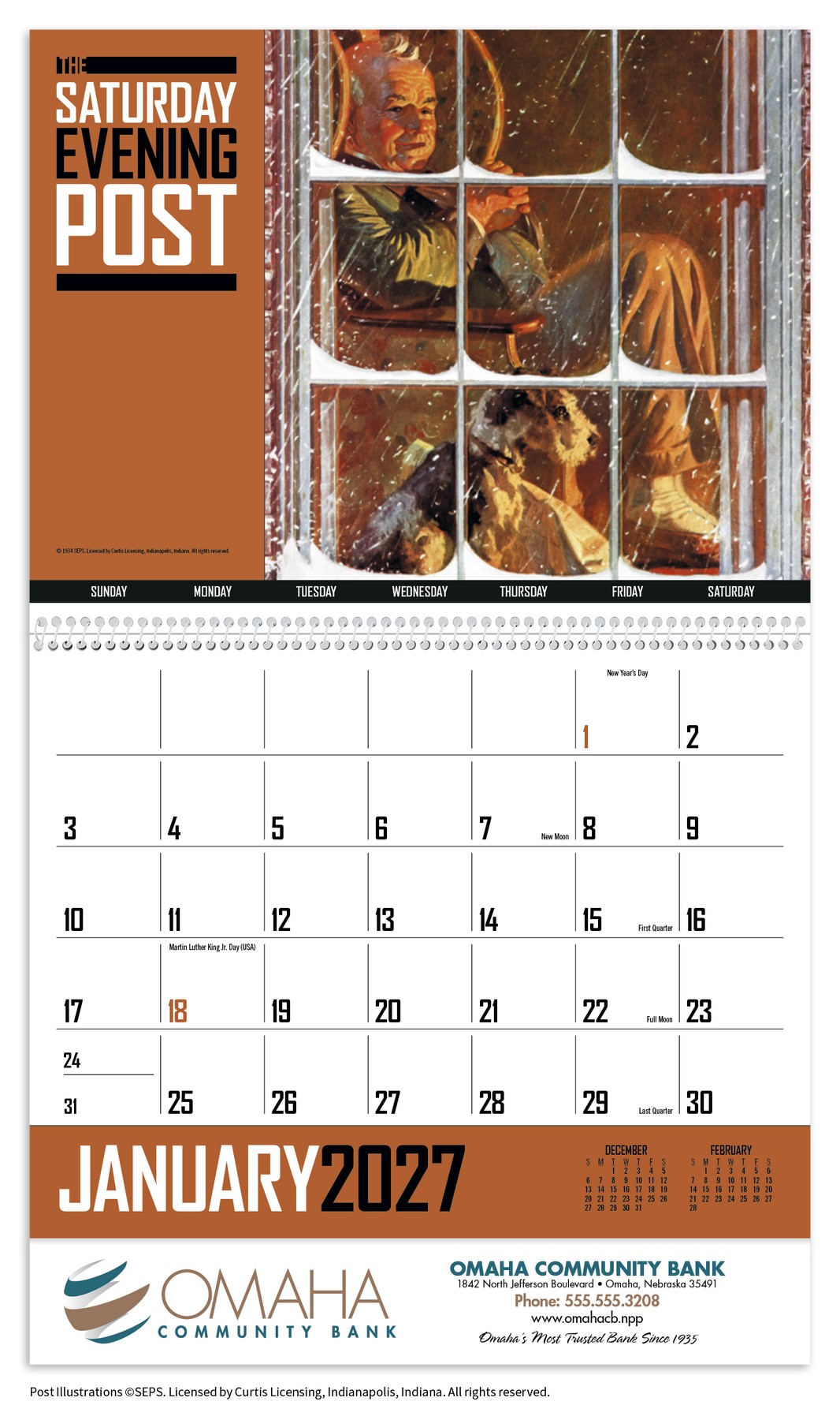 Picture of Triumph® Calendars The Saturday Evening Post