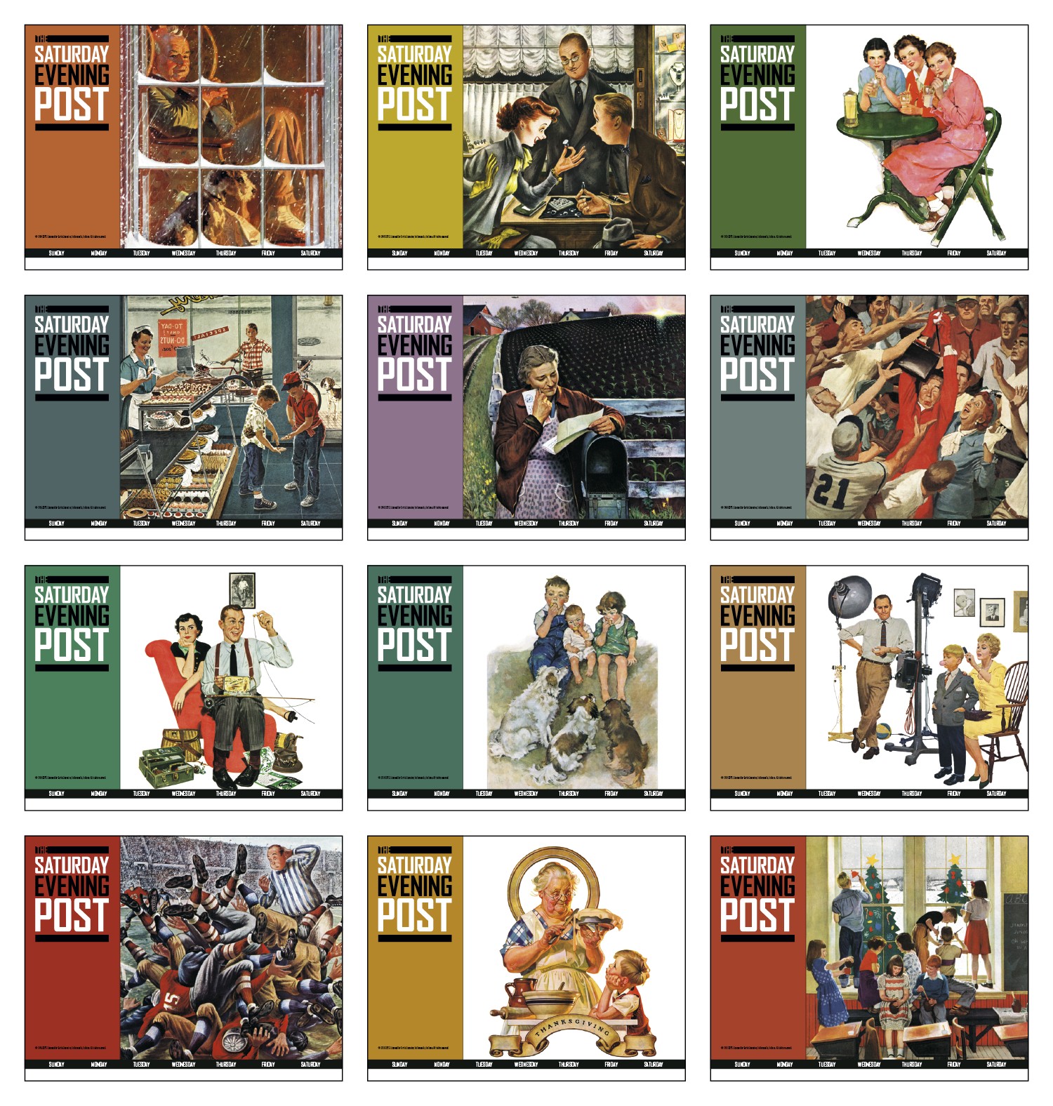 Picture of Triumph® Calendars The Saturday Evening Post